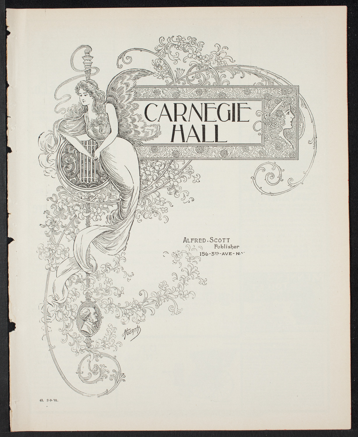 Symphony Concert for Young People, February 9, 1901, program page 1