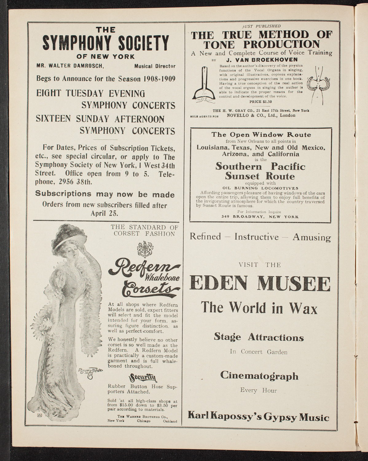 Graduation: New York Law School, June 18, 1908, program page 2