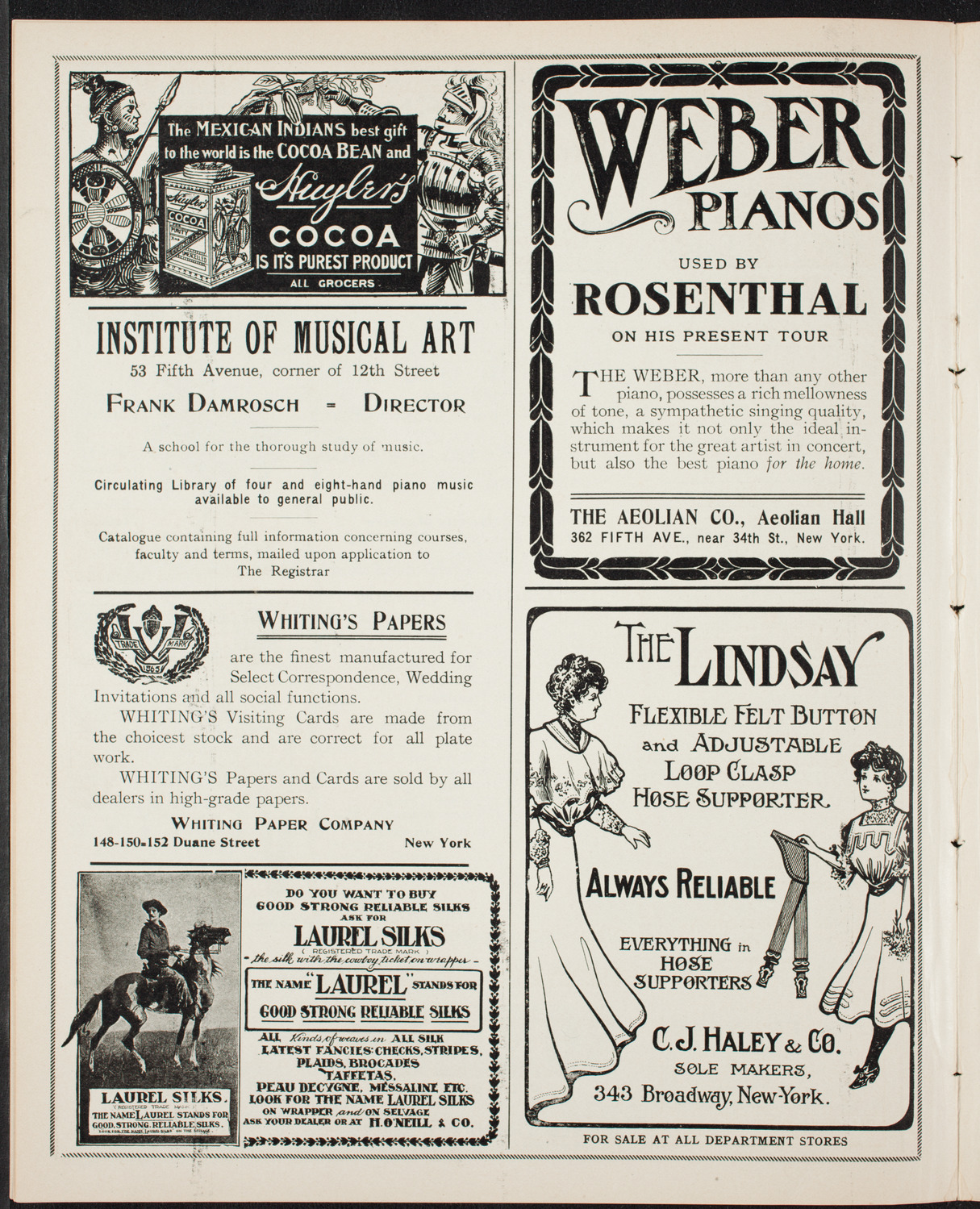 Oratorio Society of New York, December 22, 1906, program page 6