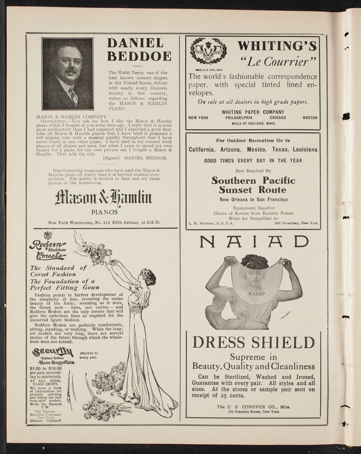 Graduation: Packard Commercial School, May 24, 1909, program page 2