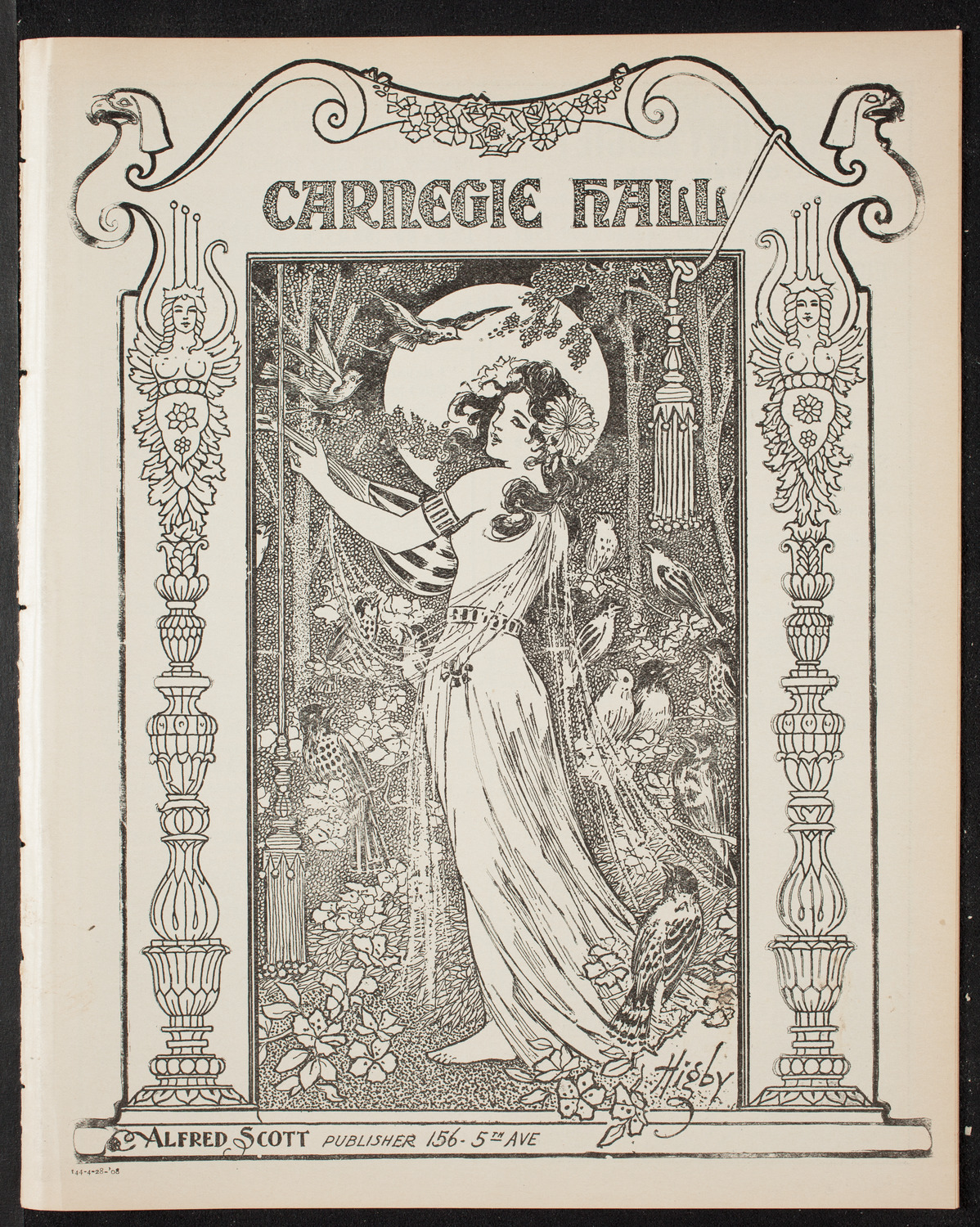 The Civic Forum, April 28, 1908, program page 1