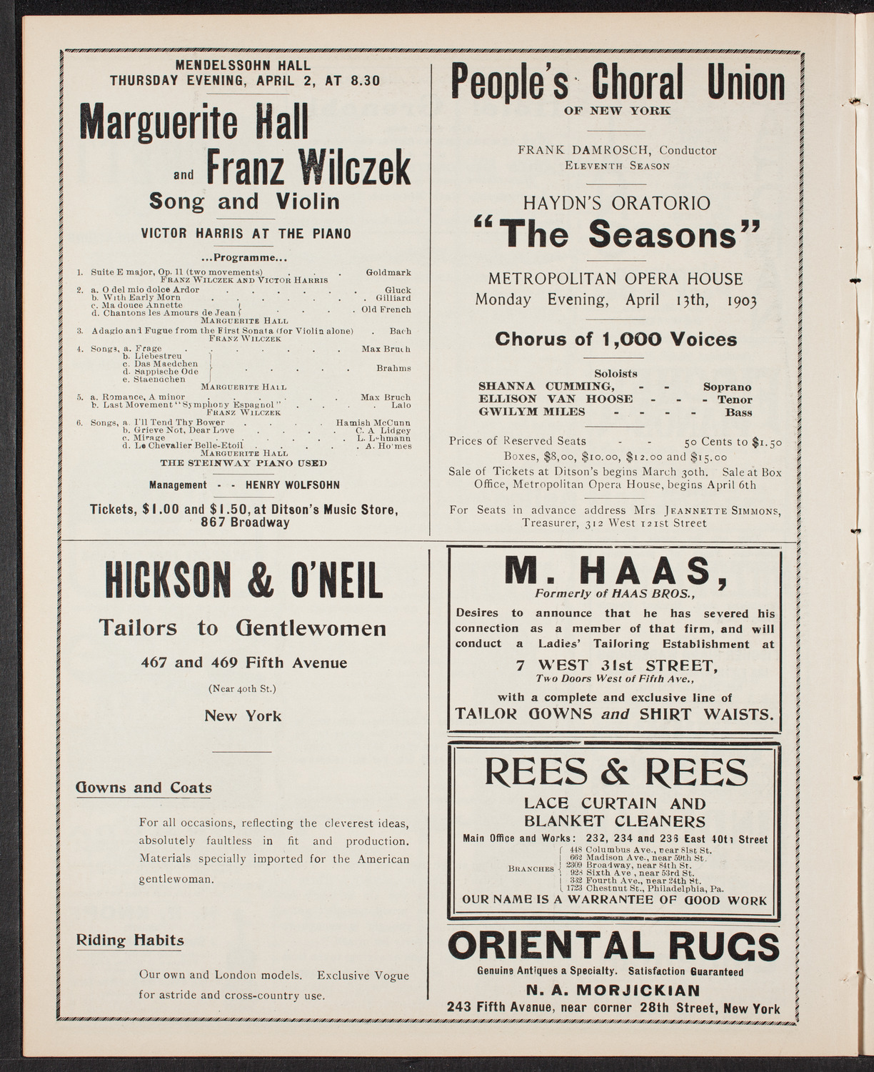 Symphony Concert for Young People, March 28, 1903, program page 8