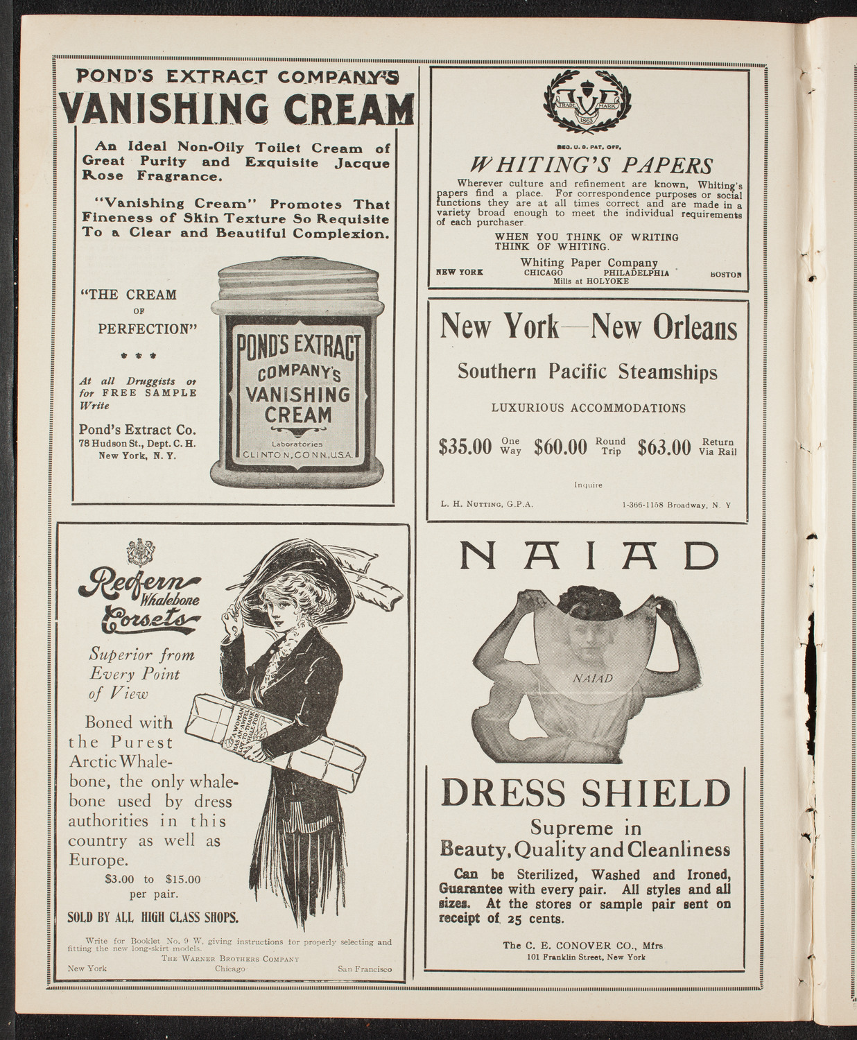 Grand Festival Concert of the American Union of Swedish Singers, May 28, 1910, program page 2