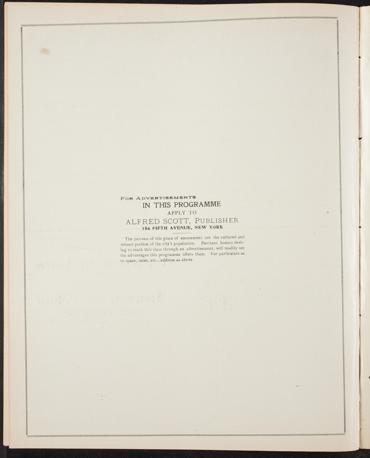 New York Symphony Orchestra, February 2, 1907, program page 12