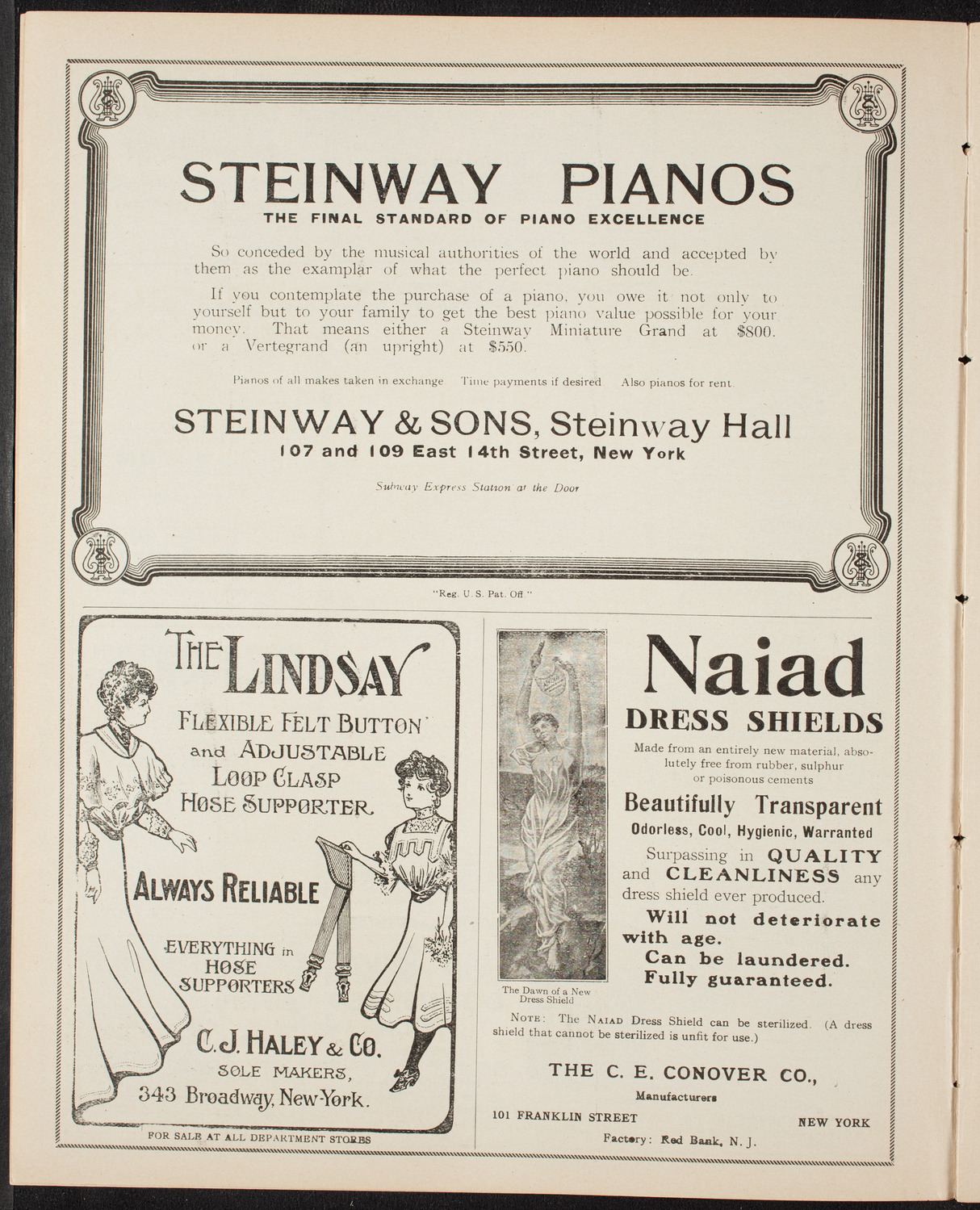 Catholic Oratorio Society, February 16, 1908, program page 4