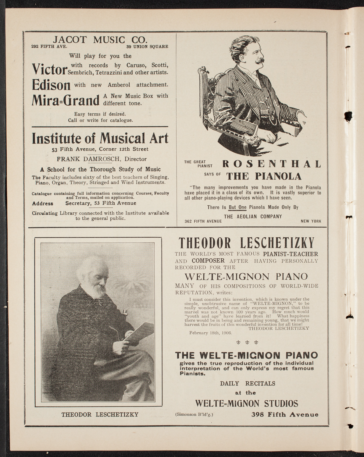 Grand Army of the Republic Memorial Day Exercises, May 31, 1909, program page 6