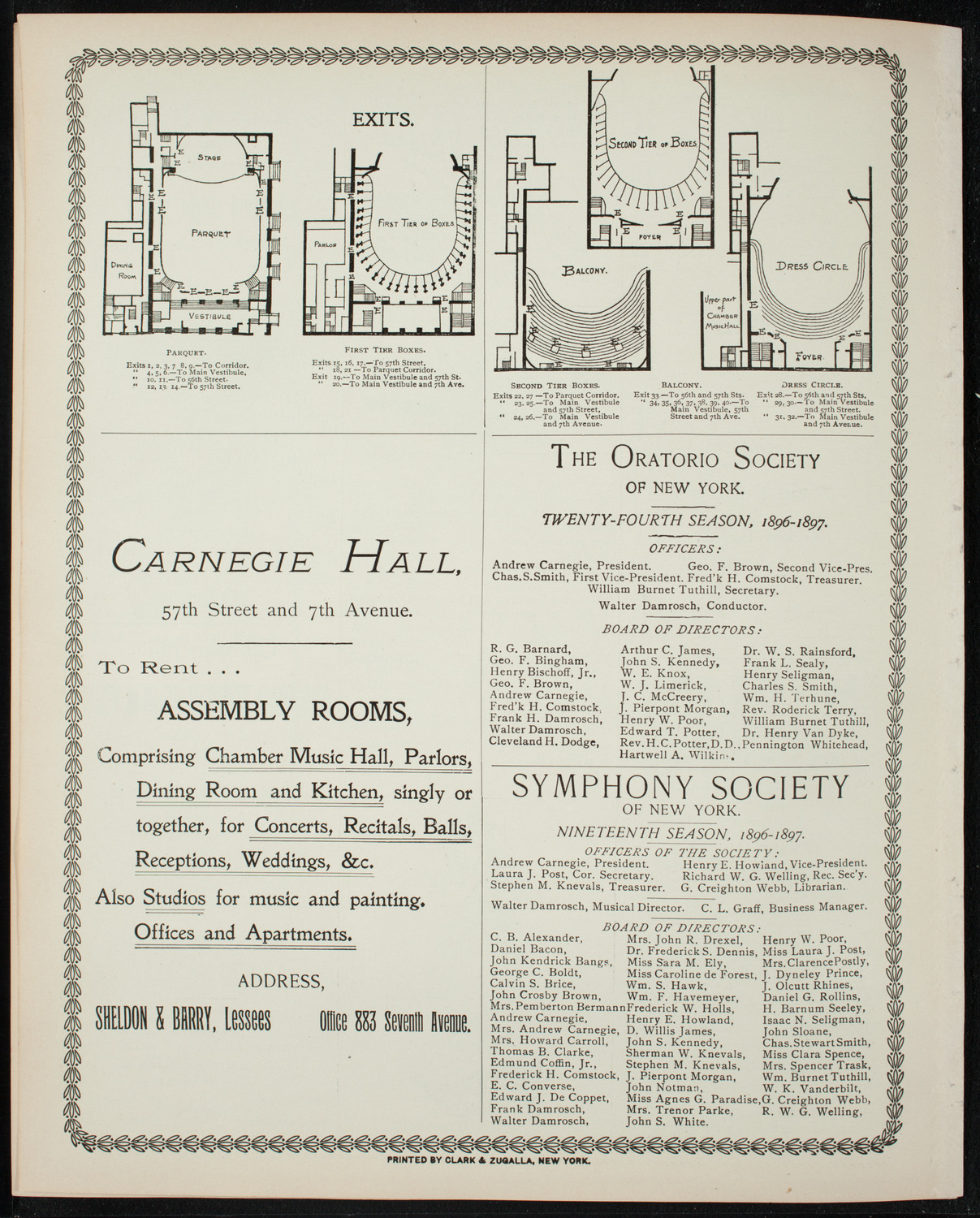 German Liederkranz of New York: 50th Anniversary Concert, January 7, 1897, program page 8