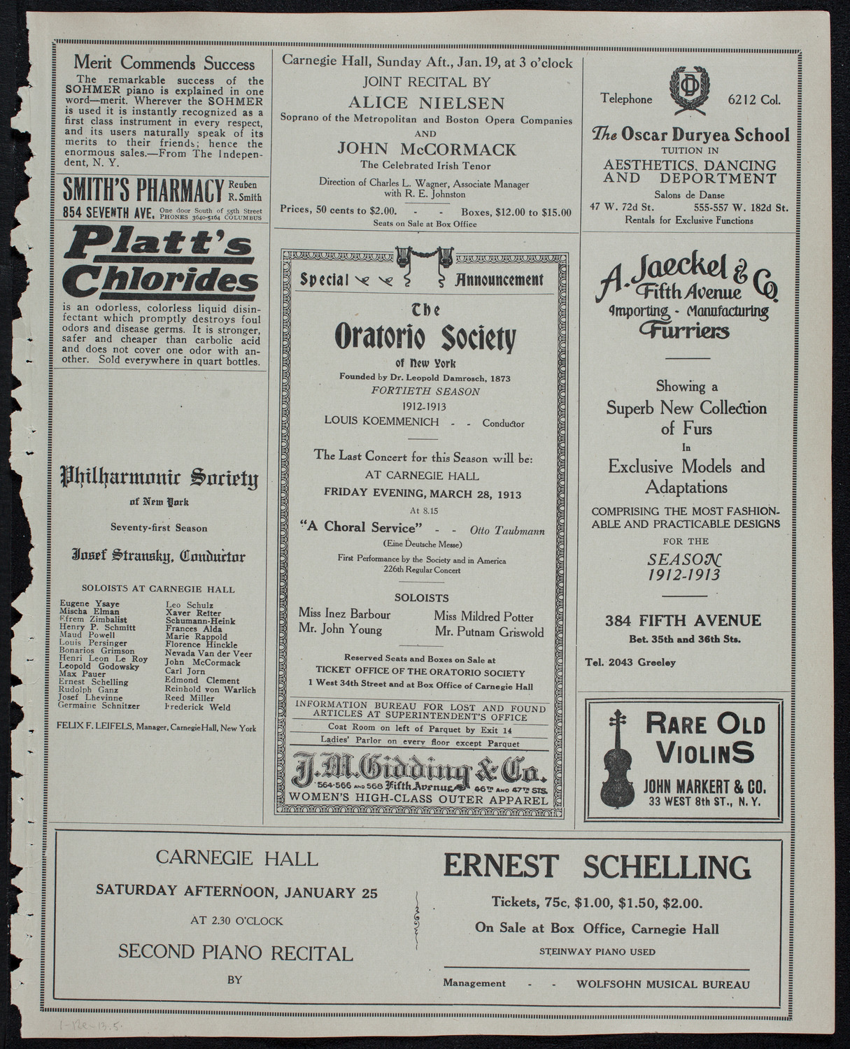Burton Holmes Travelogue: The West Indies, January 12, 1913, program page 9