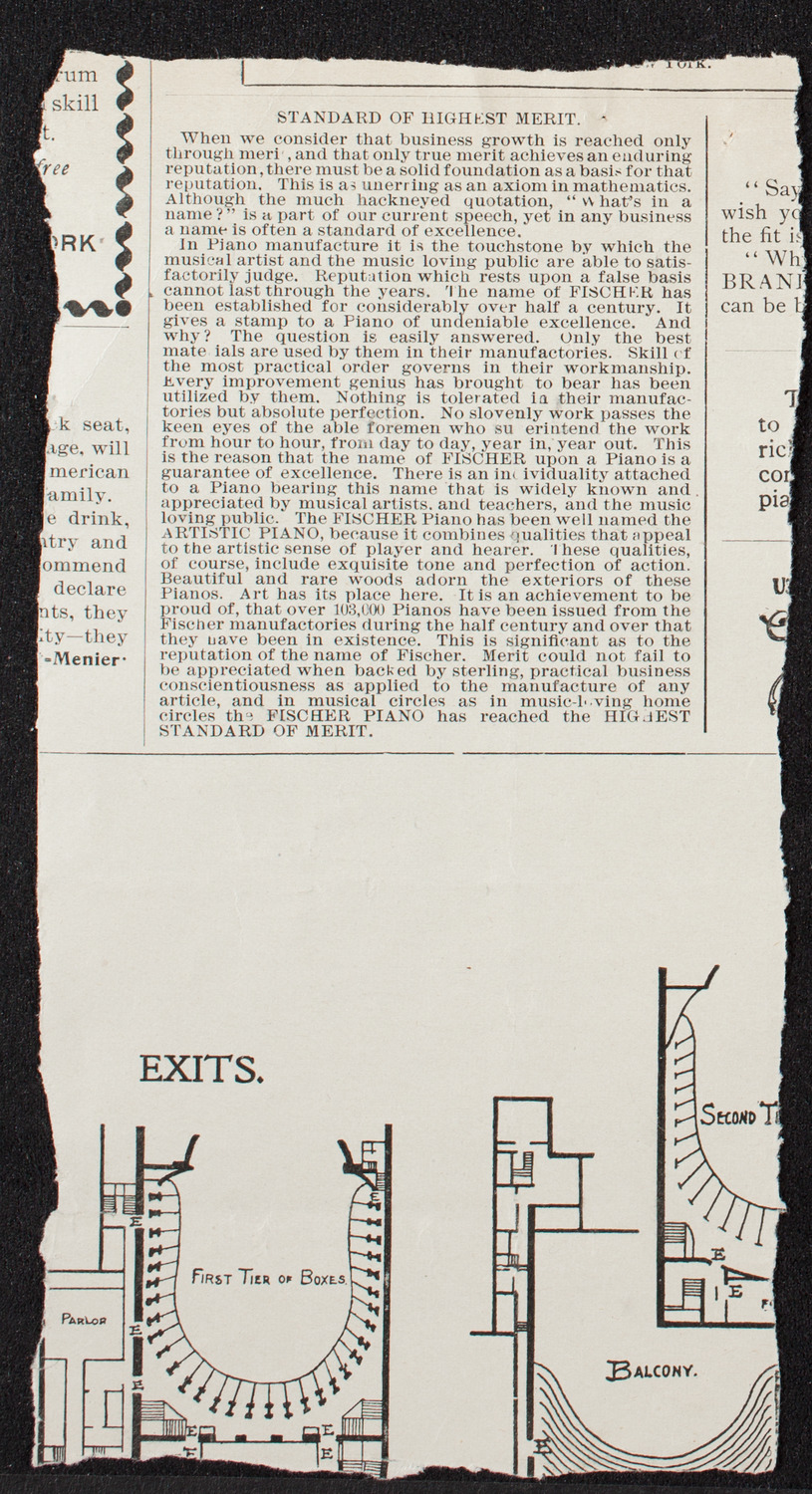 New York Philharmonic, November 12, 1897, program page 2