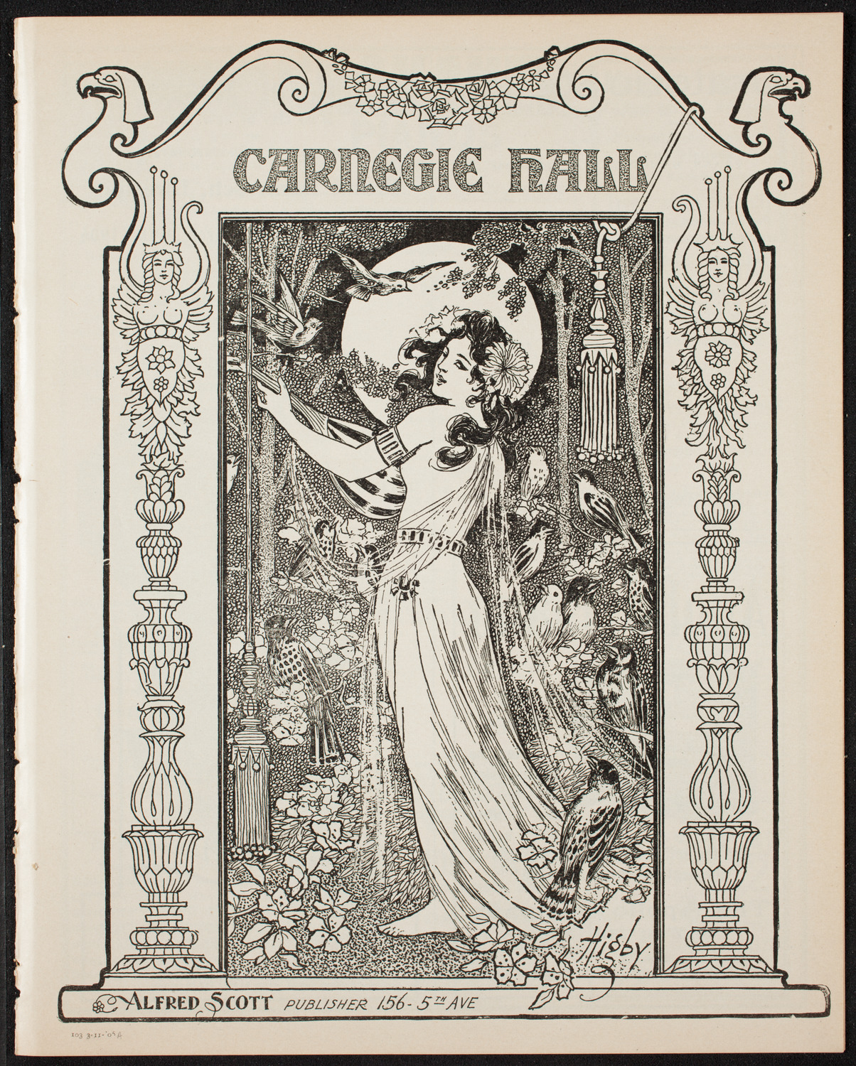 Josef Lhévinne, Piano, March 11, 1906, program page 1
