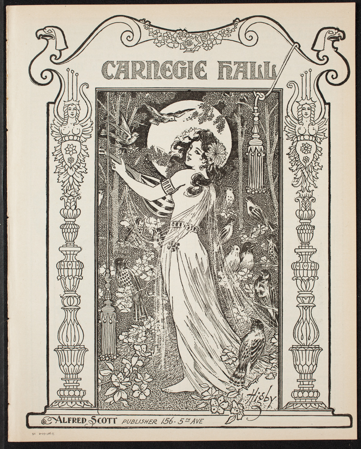 Elmendorf Lecture: Africa, February 25, 1906, program page 1