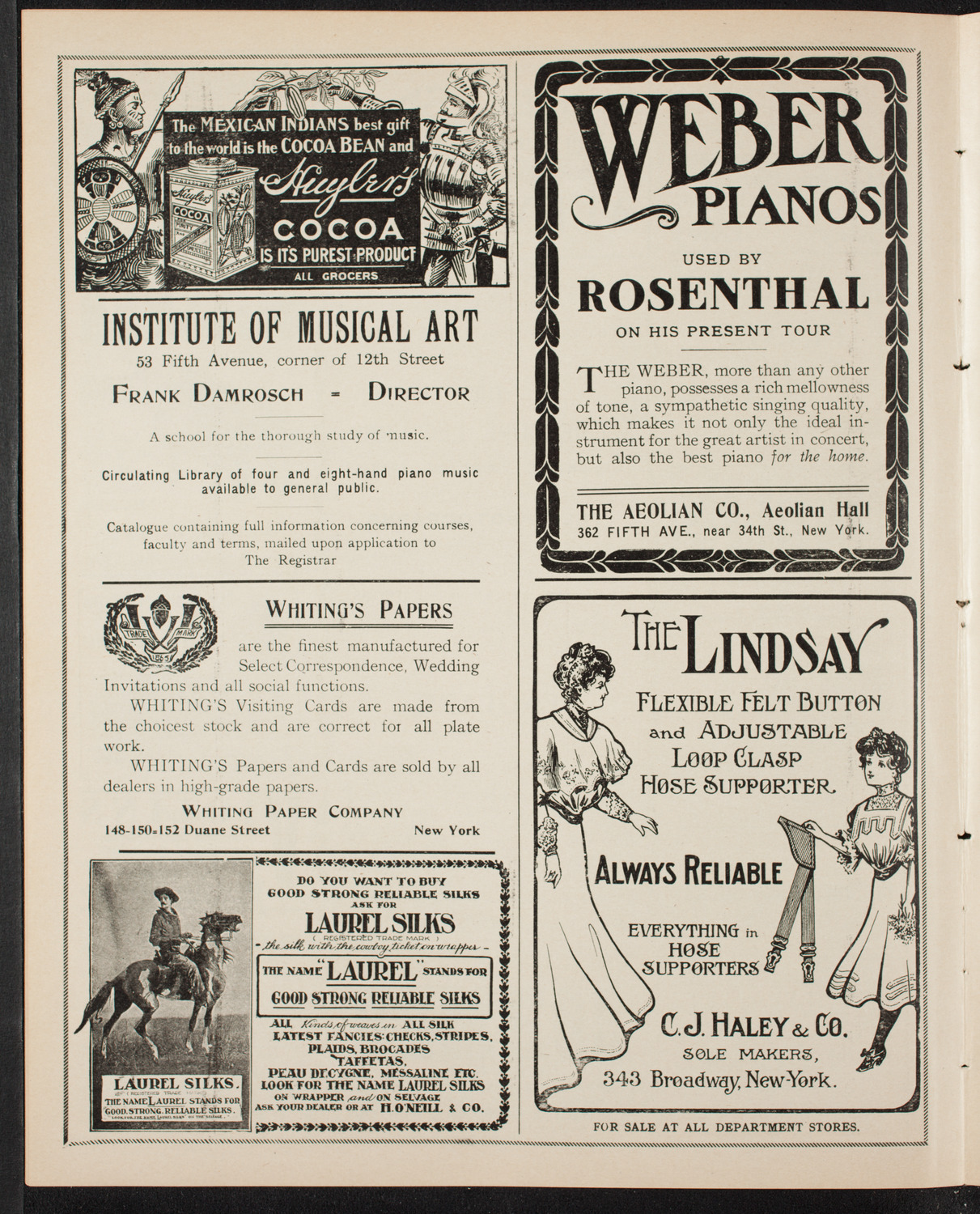 Elmendorf Lecture: England, February 14, 1907, program page 6