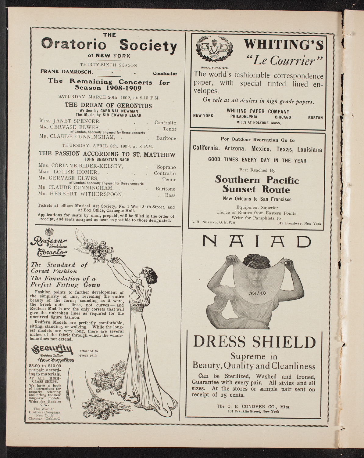 Meeting: Taxpayers Protective Union, March 10, 1909, program page 2