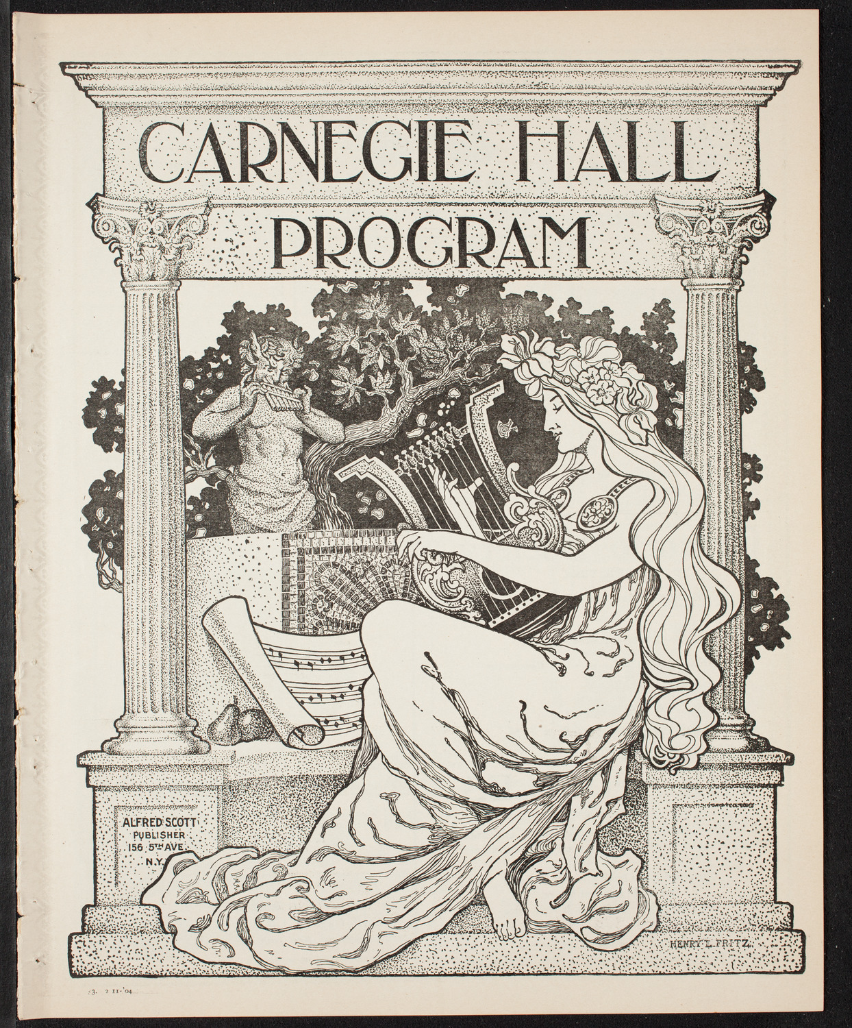New York Banks' Glee Club, February 11, 1904, program page 1