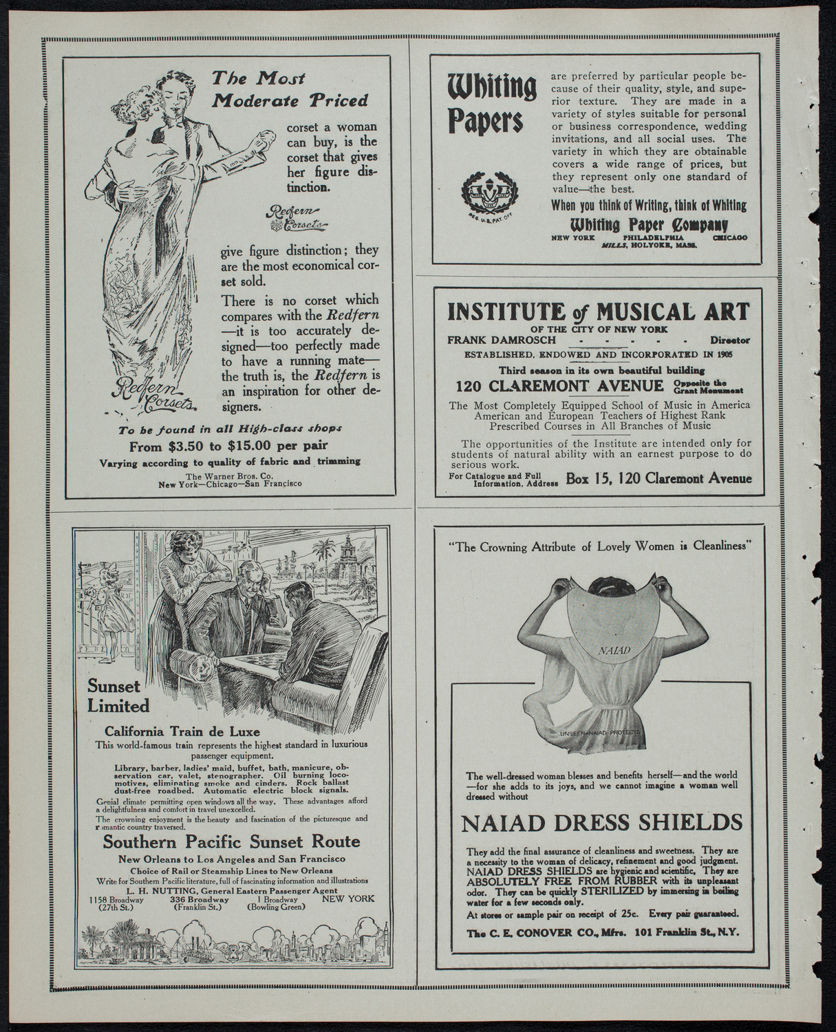 Marcella Sembrich, Soprano, March 25, 1913, program page 2