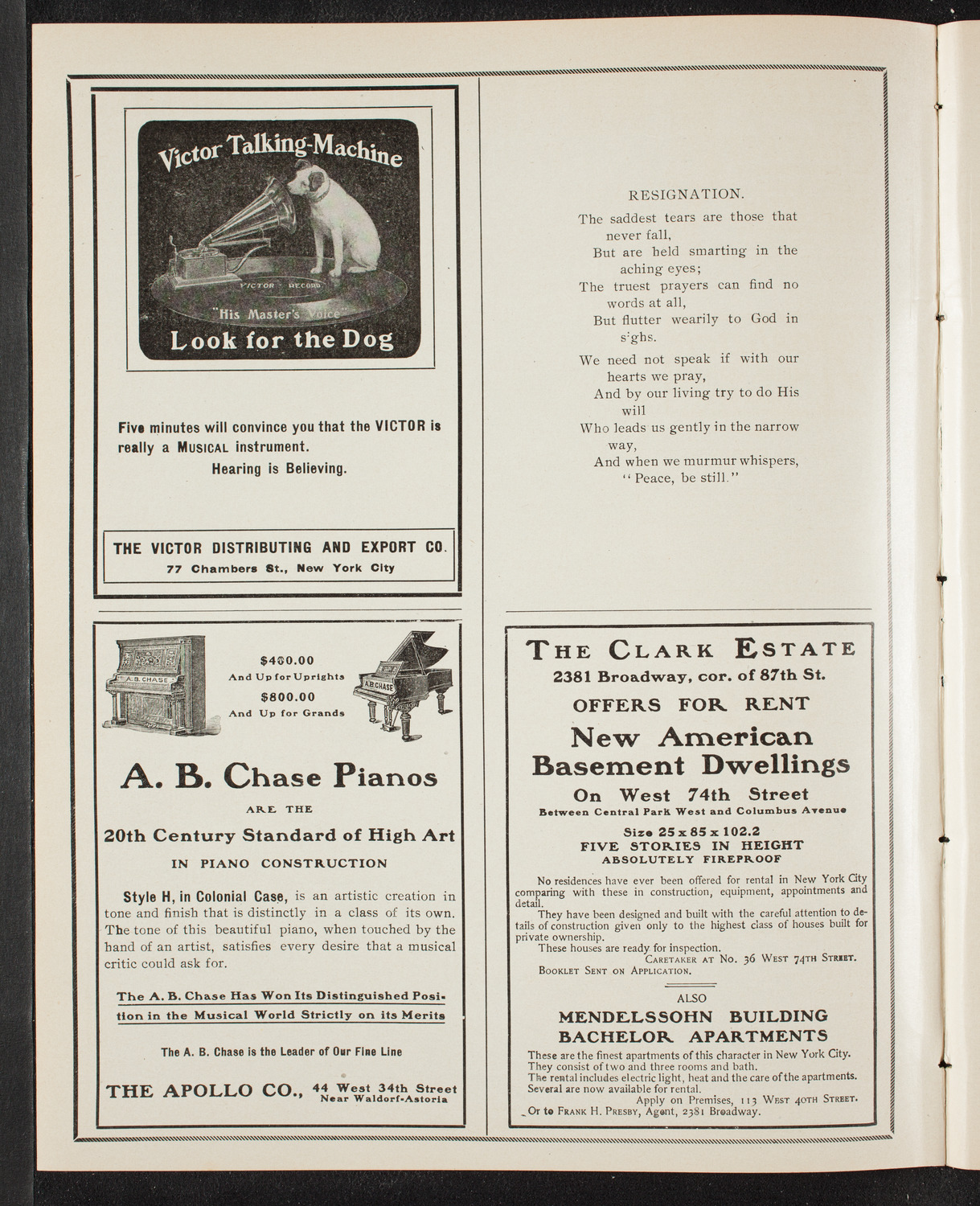United German Singing Societies of New York, May 7, 1905, program page 2