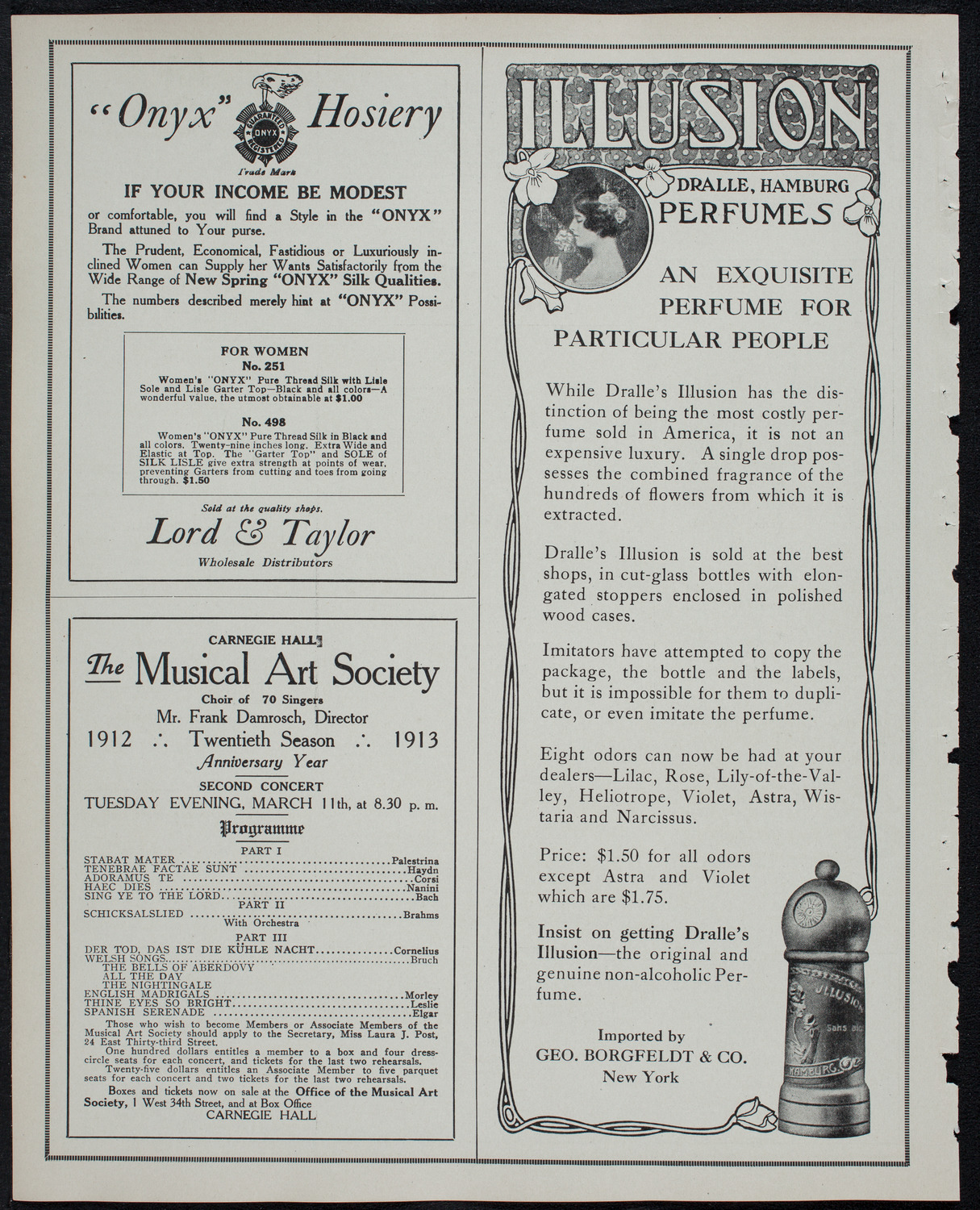 John McCormack, Tenor, with Marguerite Namara-Toye, Soprano, February 22, 1913, program page 8