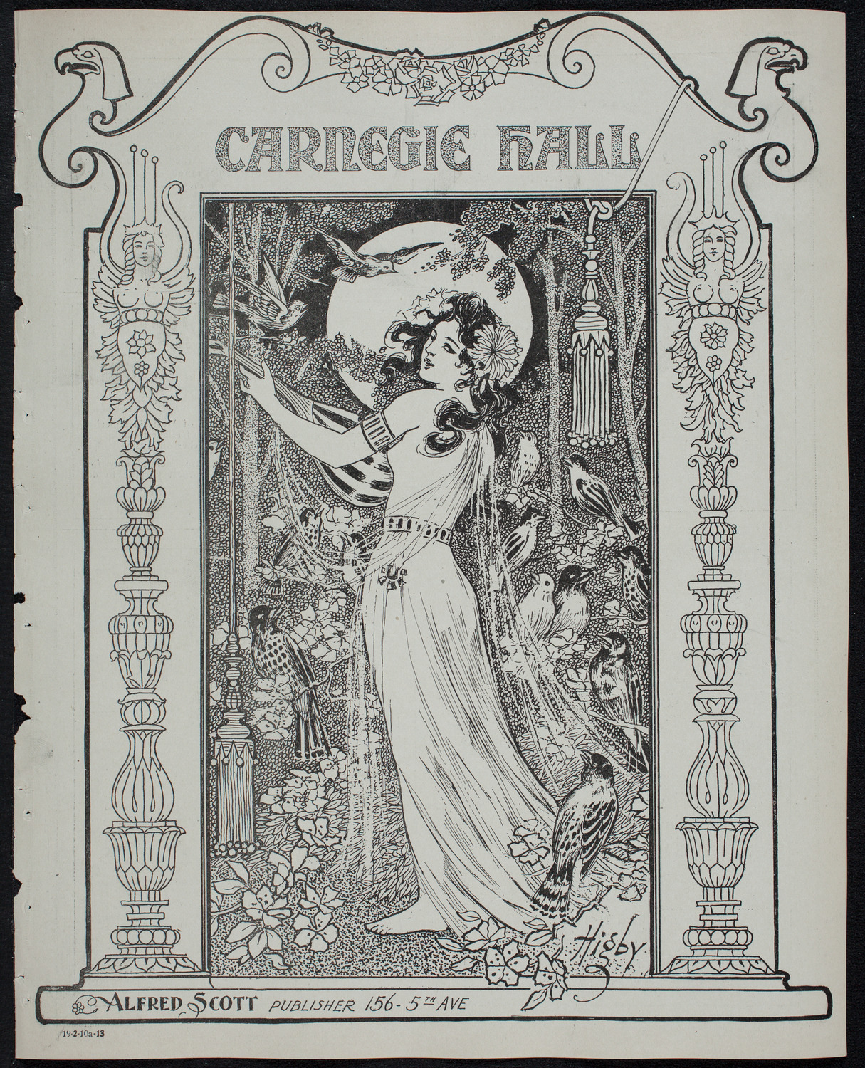 Burton Holmes Travelogue: Burma and Ceylon, February 10, 1913, program page 1