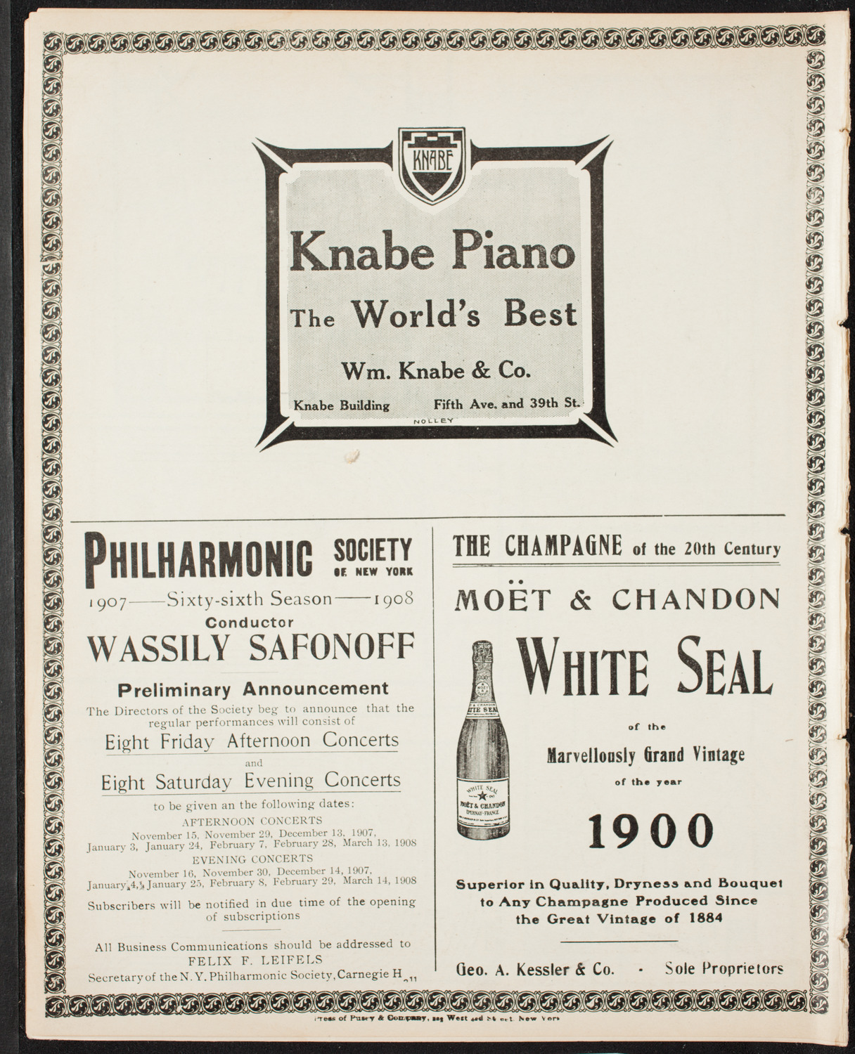 National Arbitration and Peace Congress, April 15, 1907, program page 12