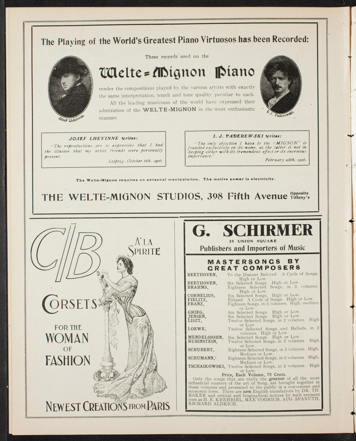 Elmendorf Lecture: Norway, February 28, 1907, program page 8