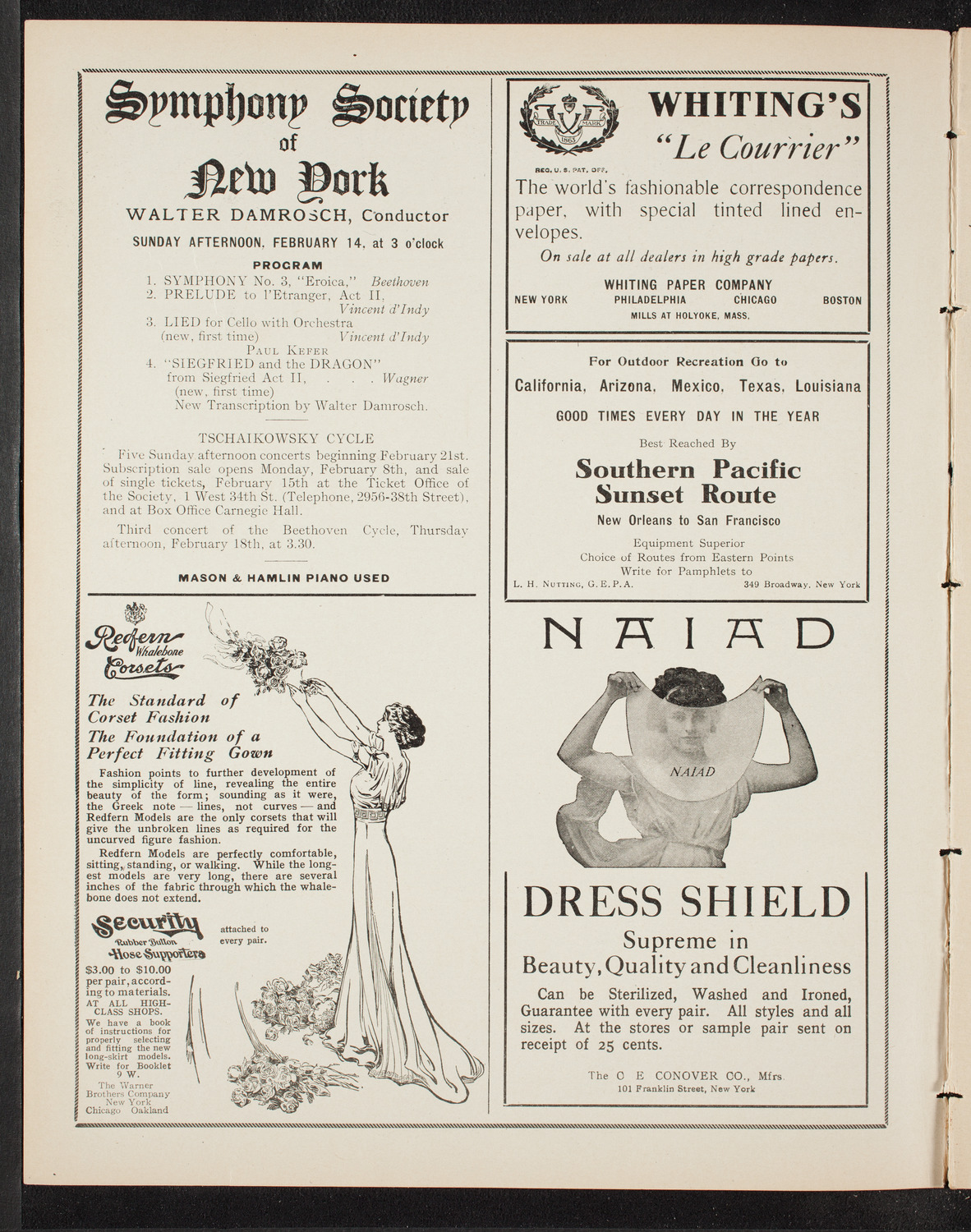 Tribute: Abraham Lincoln, February 12, 1909, program page 2