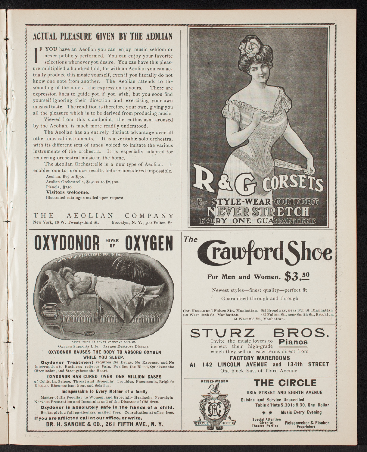 Wetzler Symphony Orchestra with Fritz Kreisler, March 11, 1902, program page 9