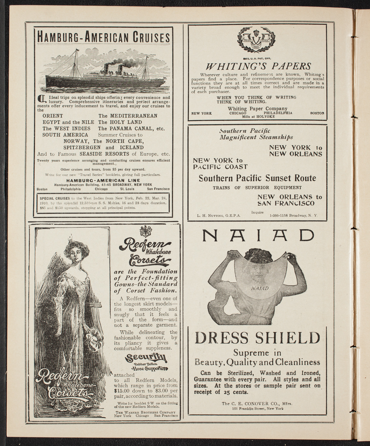 Burton Holmes Travelogue: Paris, February 7, 1910, program page 2