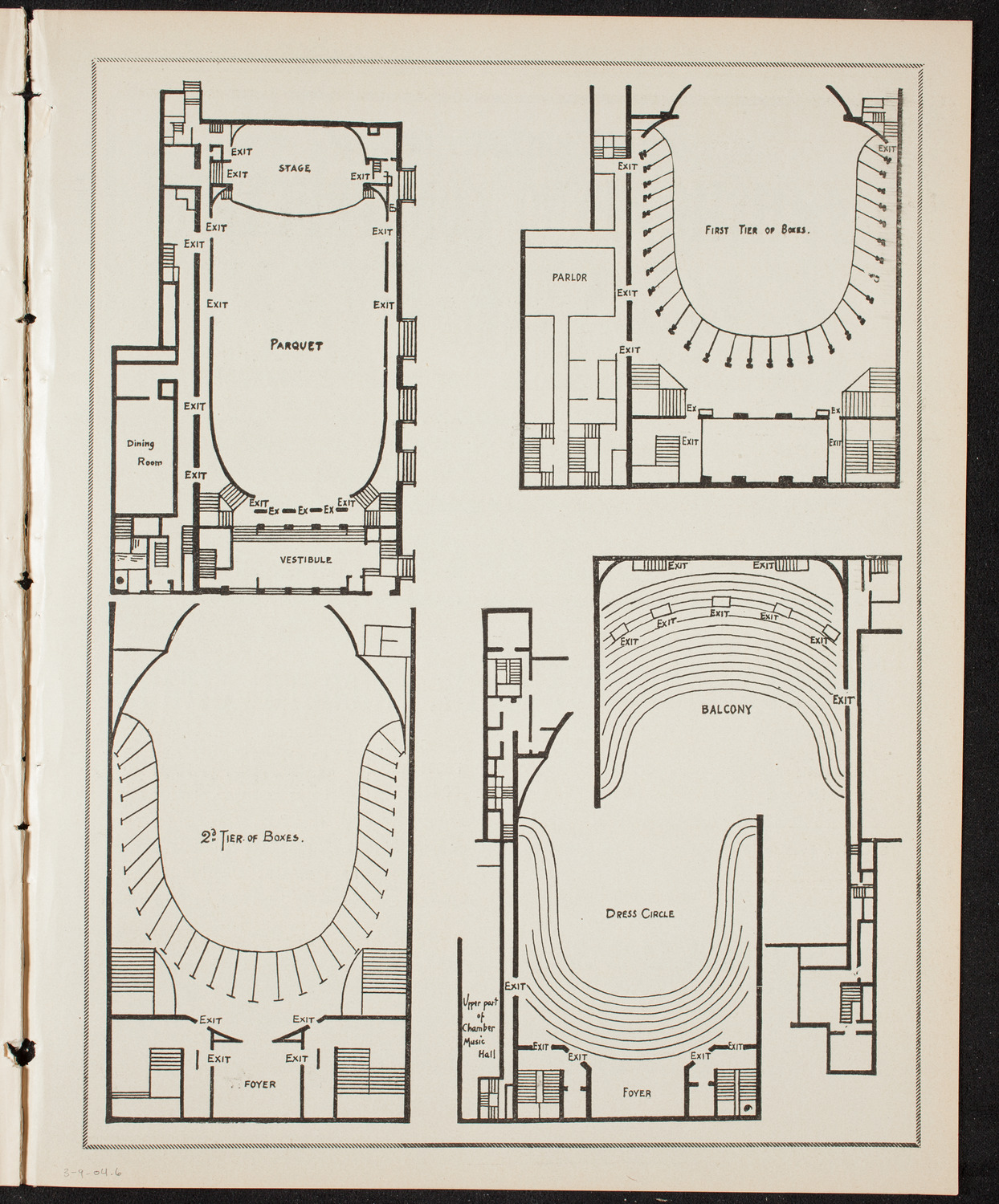 Richard Strauss with Wetzler Symphony Orchestra, March 9, 1904, program page 11