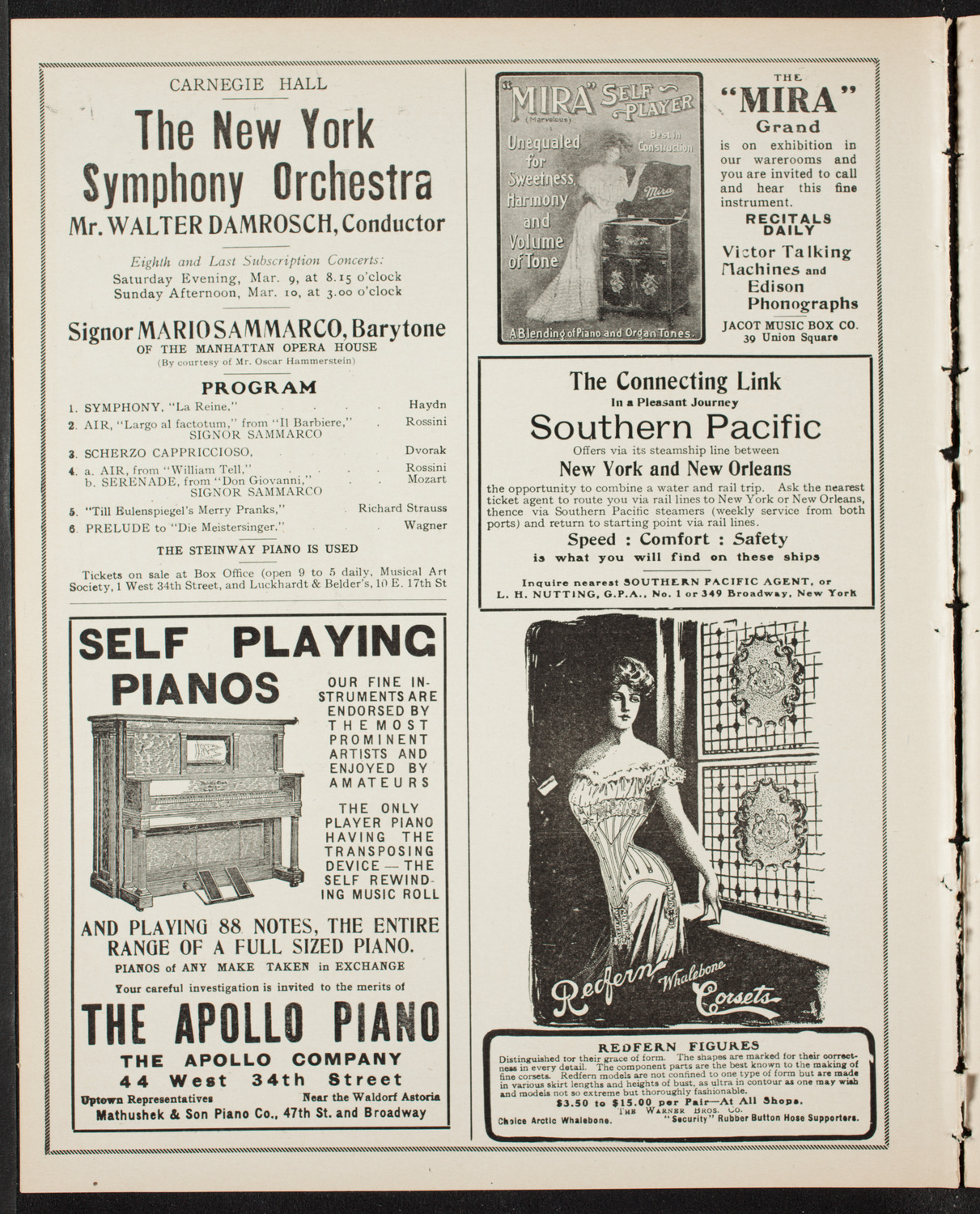 Elmendorf Lecture: Norway, February 28, 1907, program page 2