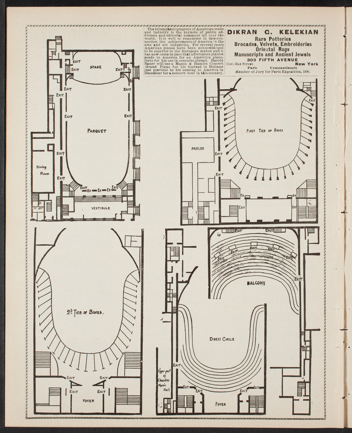 Eduard Zeldenrust, Piano, January 12, 1902, program page 4