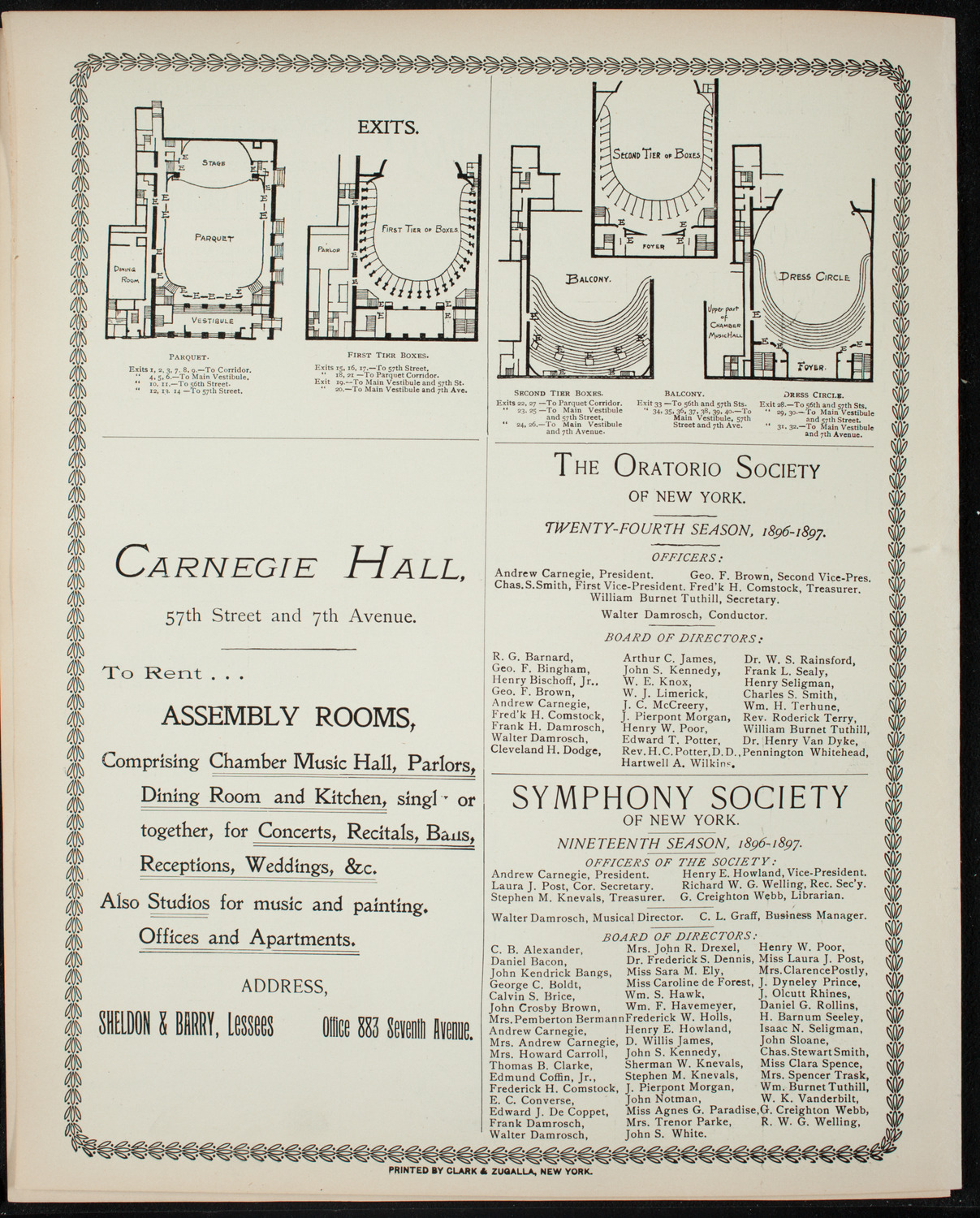New York Philharmonic, December 12, 1896, program page 8