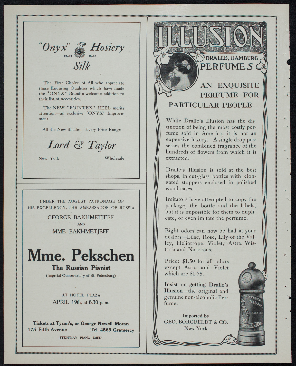 New York Philharmonic, March 28, 1913, program page 8