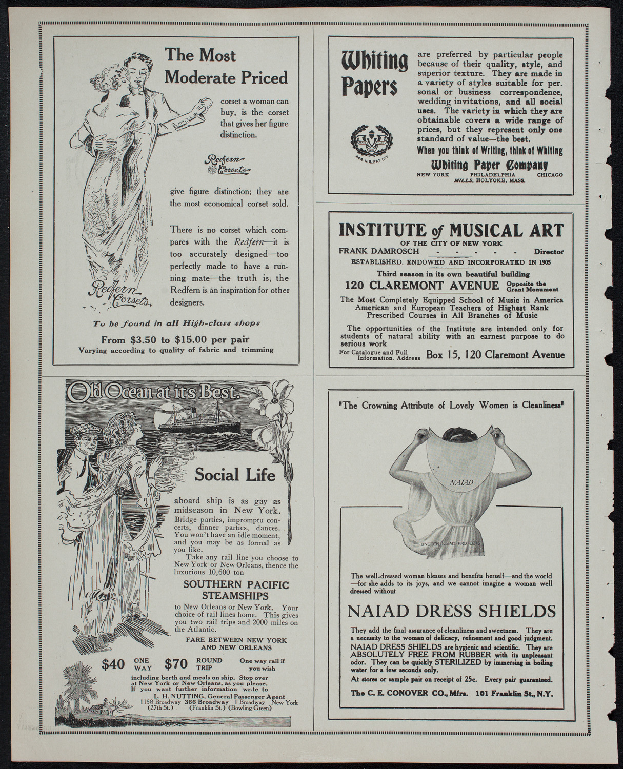 New York Philharmonic, February 2, 1913, program page 2