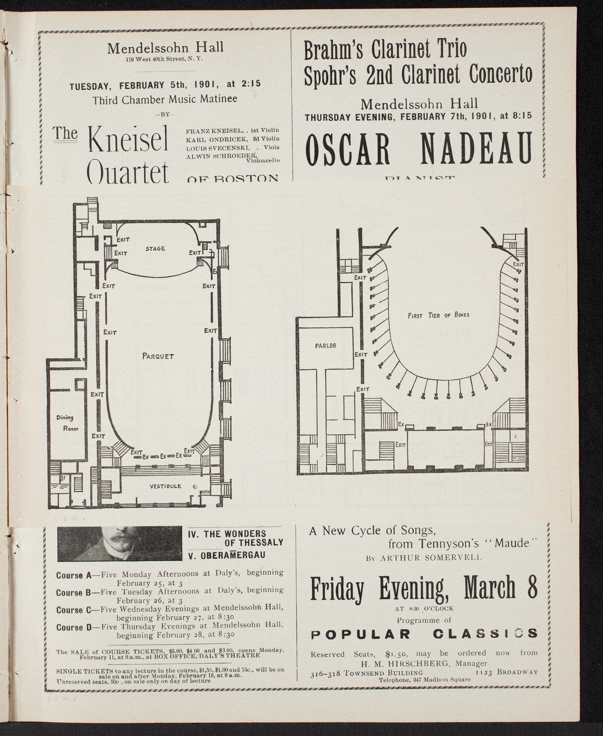 New York Philharmonic, February 2, 1901, program page 7