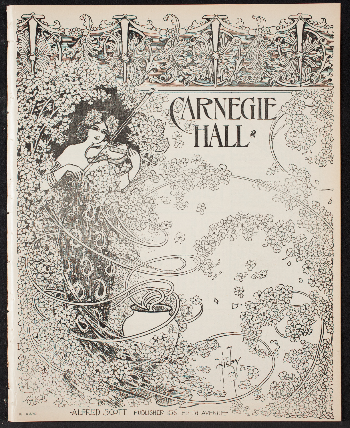 Graduation: Cornell University Medical College, June 3, 1903, program page 1