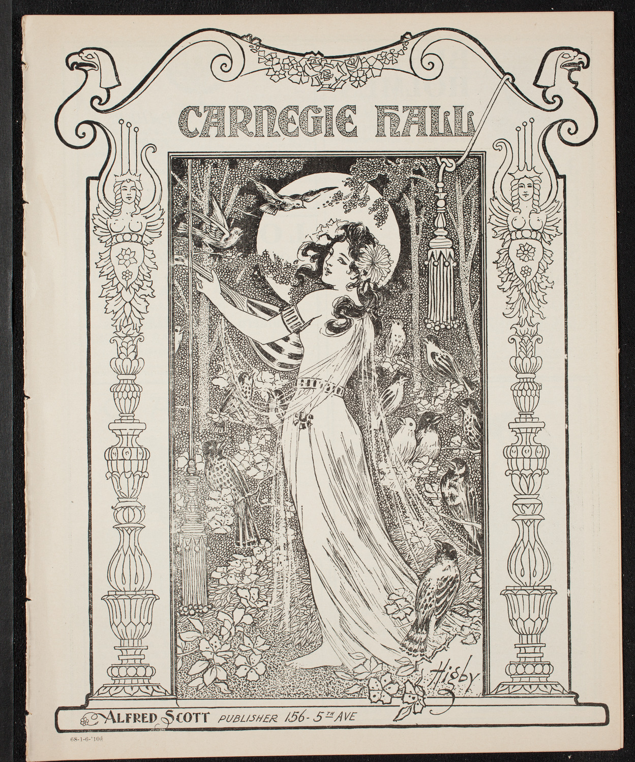 Christmas Play Association, January 6, 1910, program page 1