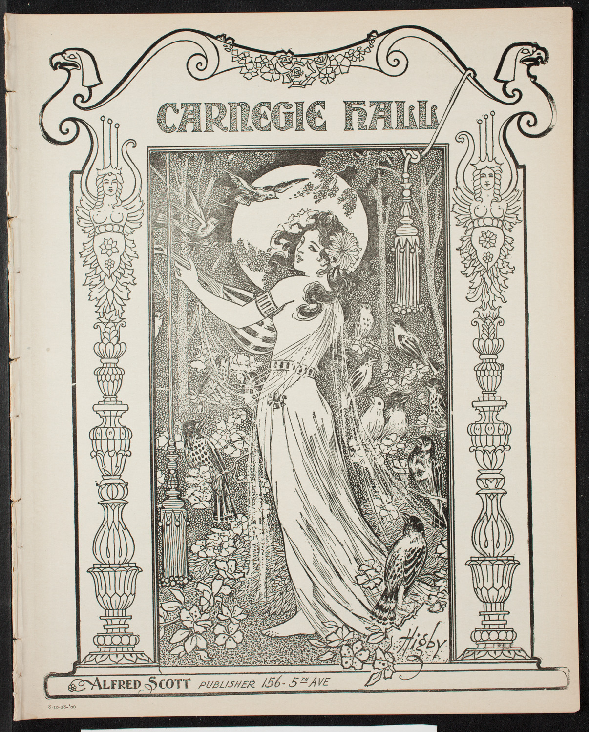 New York College of Music Faculty Concert, October 28, 1906, program page 1