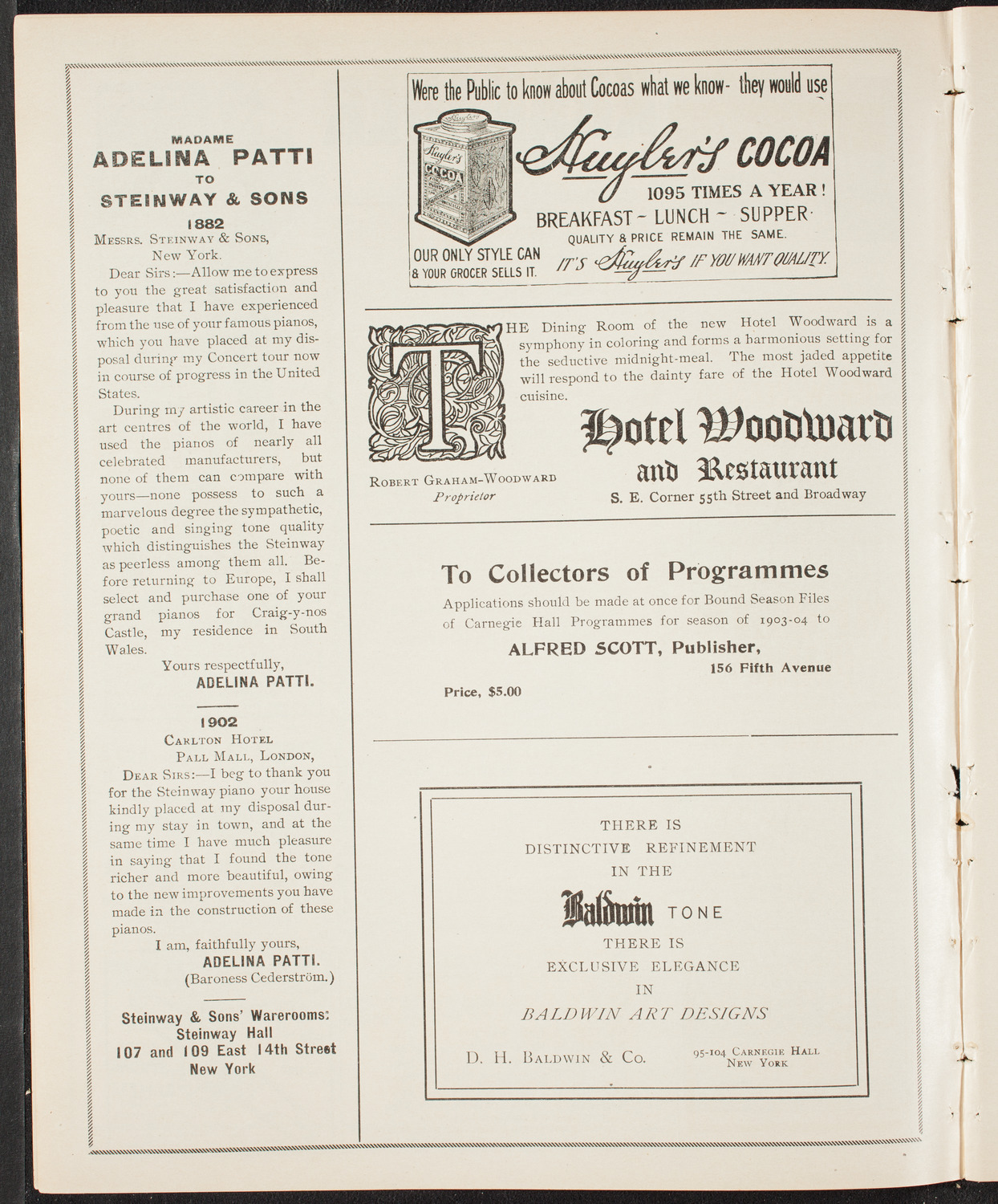 Graduation: Normal College of the City of New York, June 22, 1904, program page 4