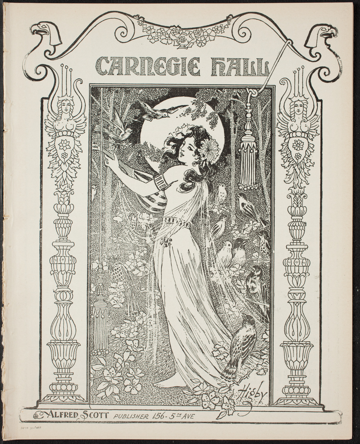 New York Philharmonic, November 30, 1906, program page 1