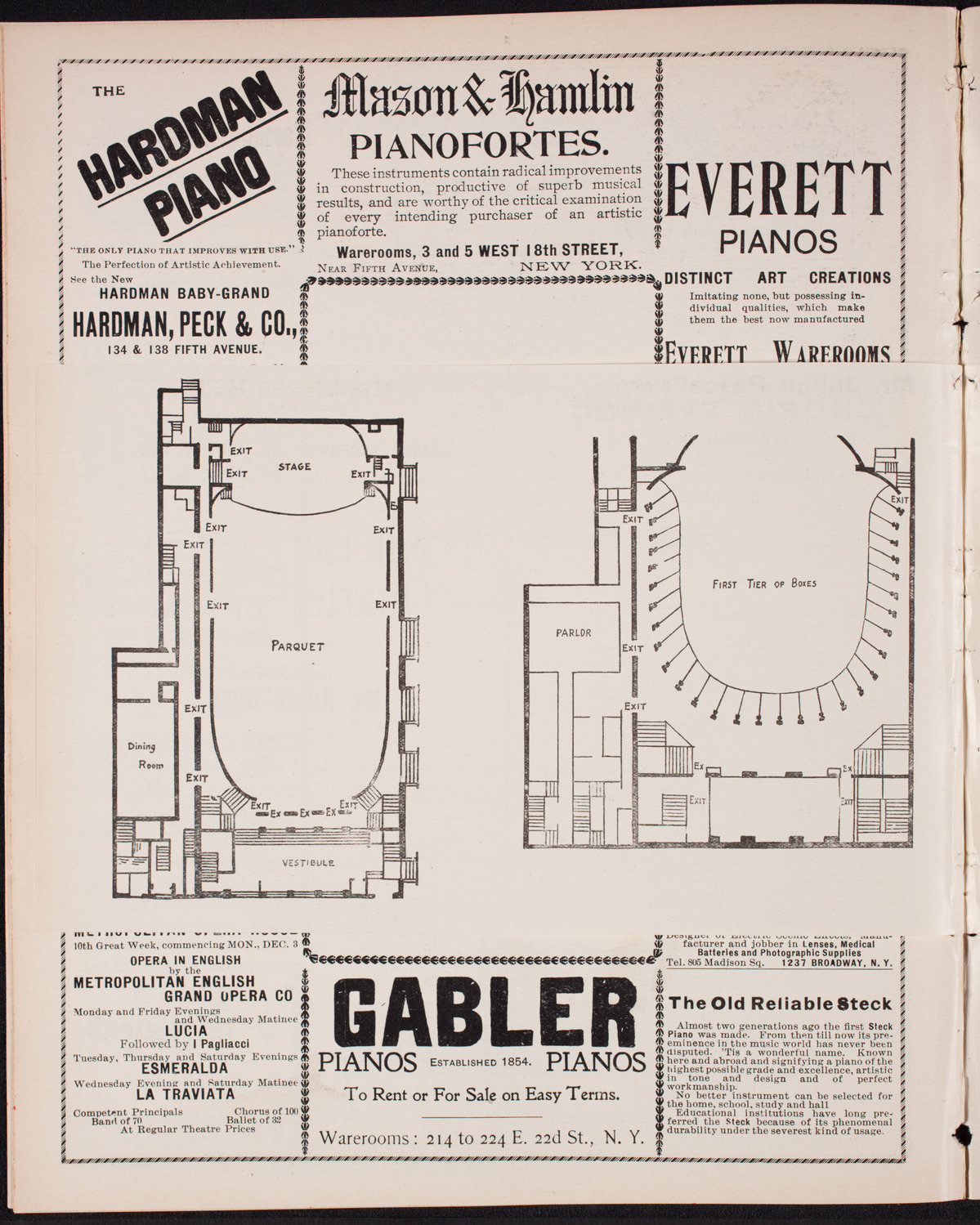 New York Philharmonic, December 8, 1900, program page 8