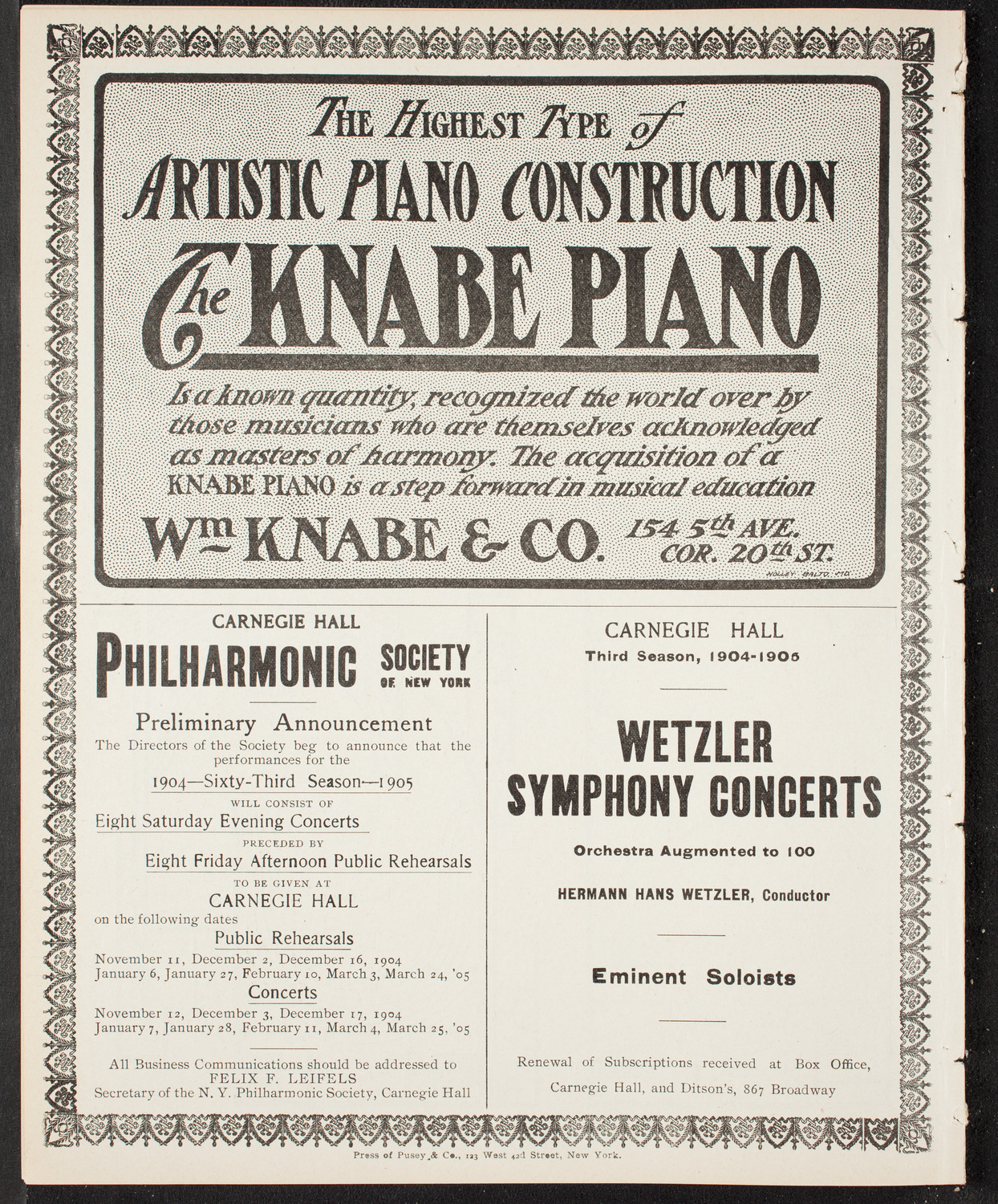 Foresters of America Memorial Services, June 5, 1904, program page 12