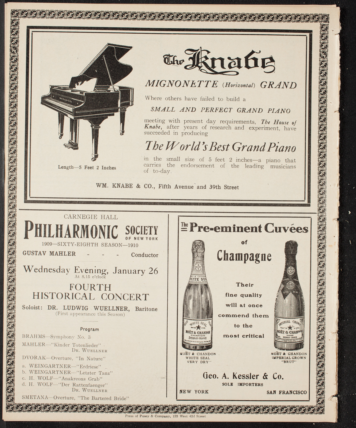 Symphony Concert for Young People, January 22, 1910, program page 12