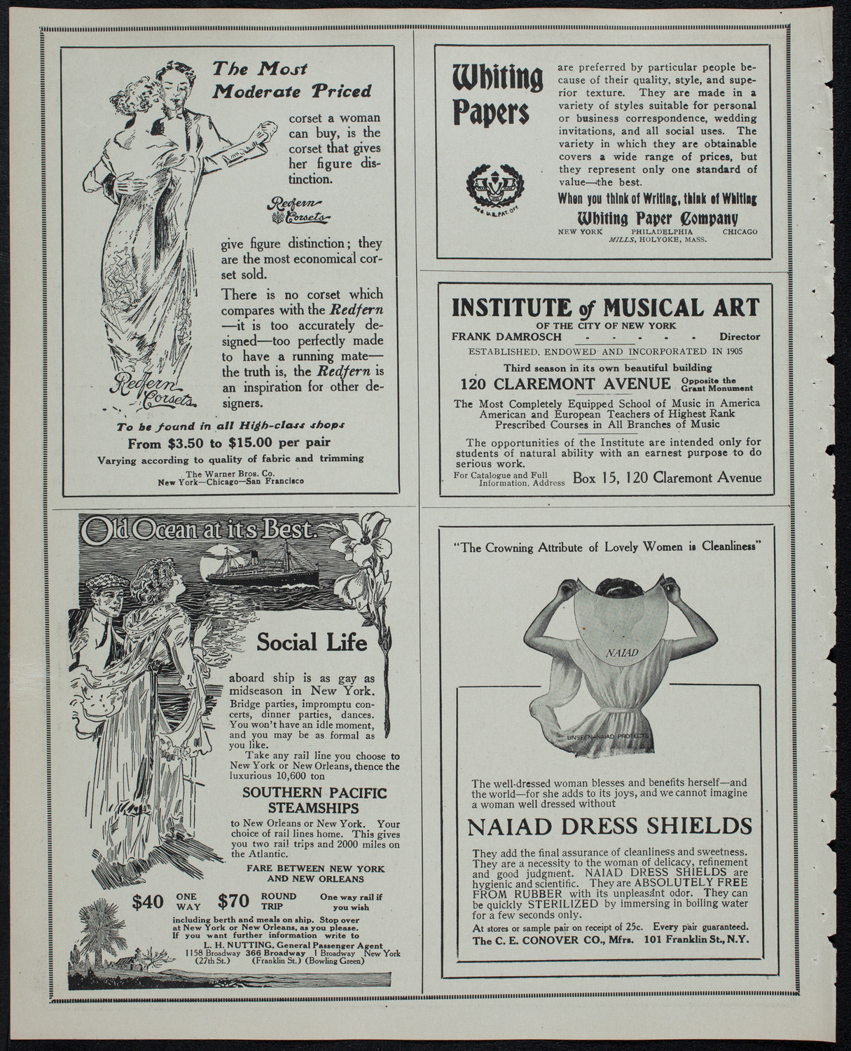 People's Symphony Concert, April 20, 1913, program page 2