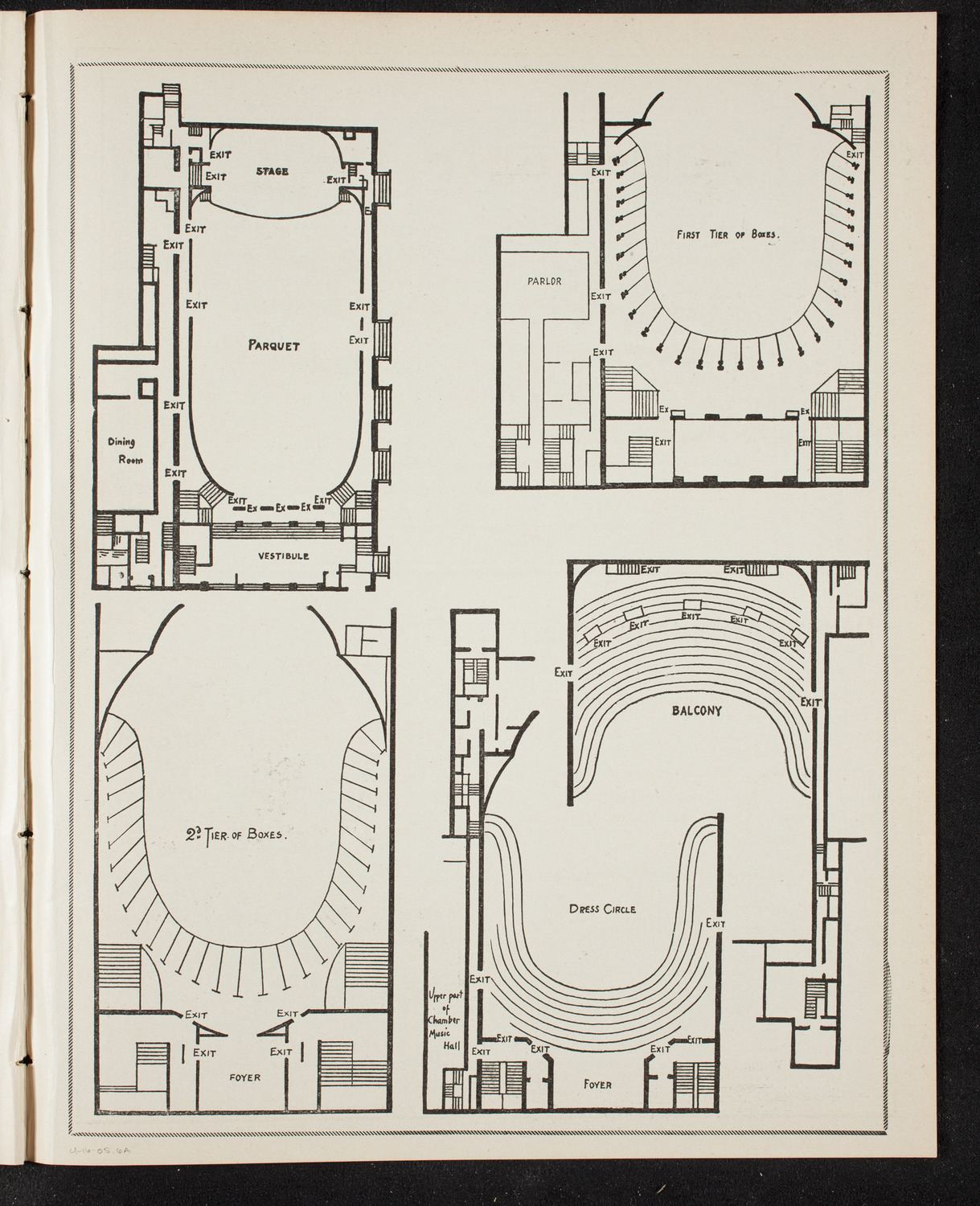 Josef Hofmann, Piano, and Fritz Kreisler, Violin, April 16, 1905, program page 11
