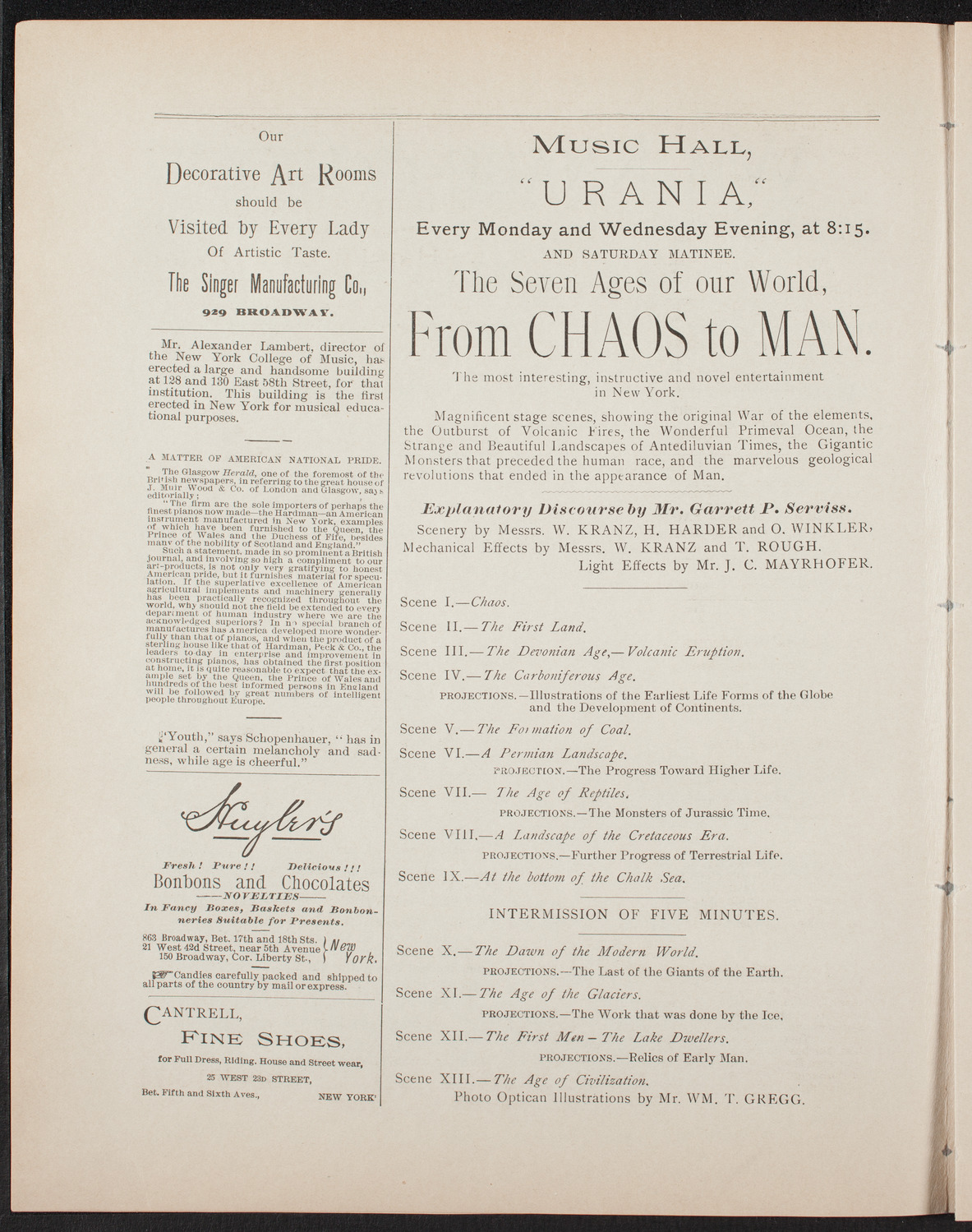 W.T. Talbert, April 25, 1892, program page 4