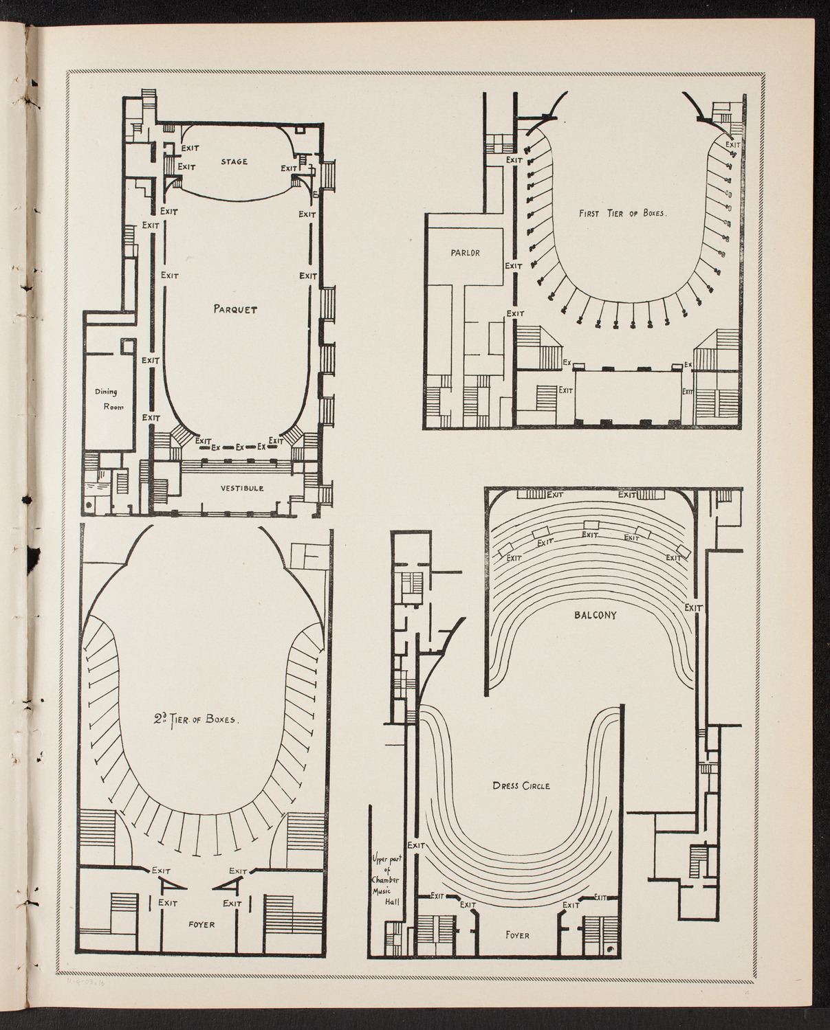 Adelina Patti, November 4, 1903, program page 19