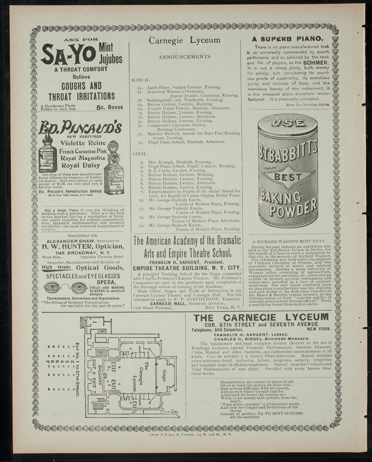 Burton Holmes Travelogue: The Hawaiian Islands, March 24, 1900, program page 4