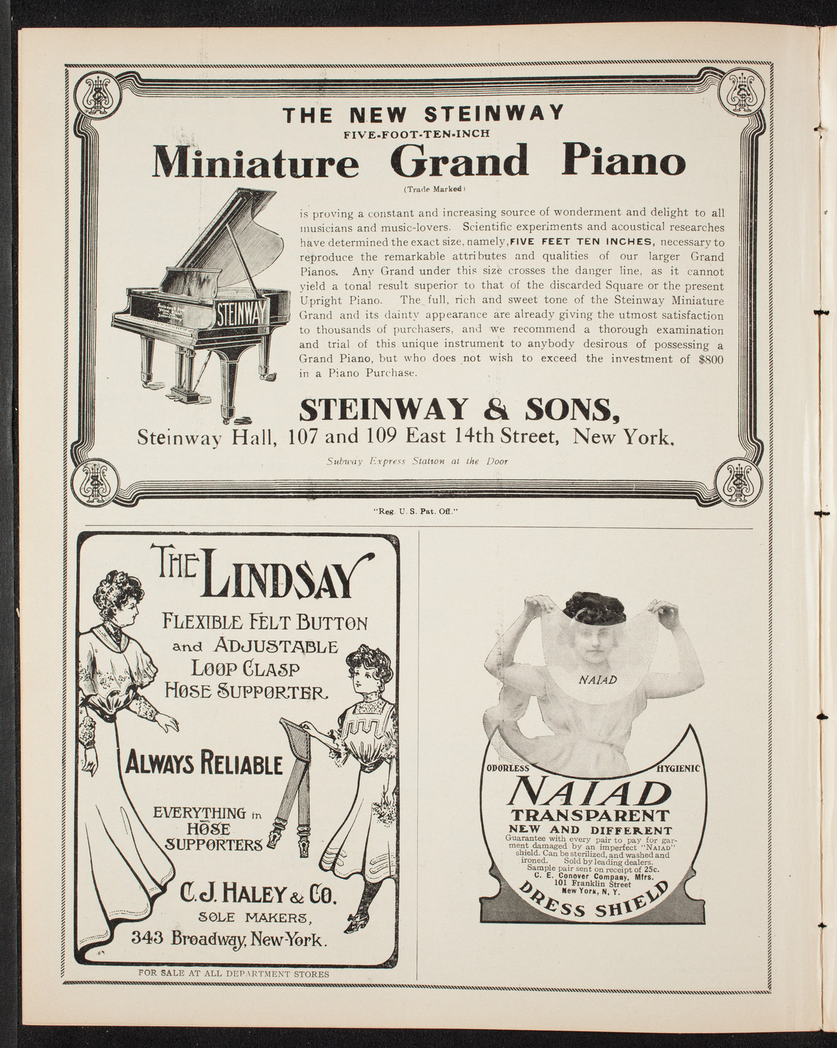 People's Choral Union, April 8, 1908, program page 4