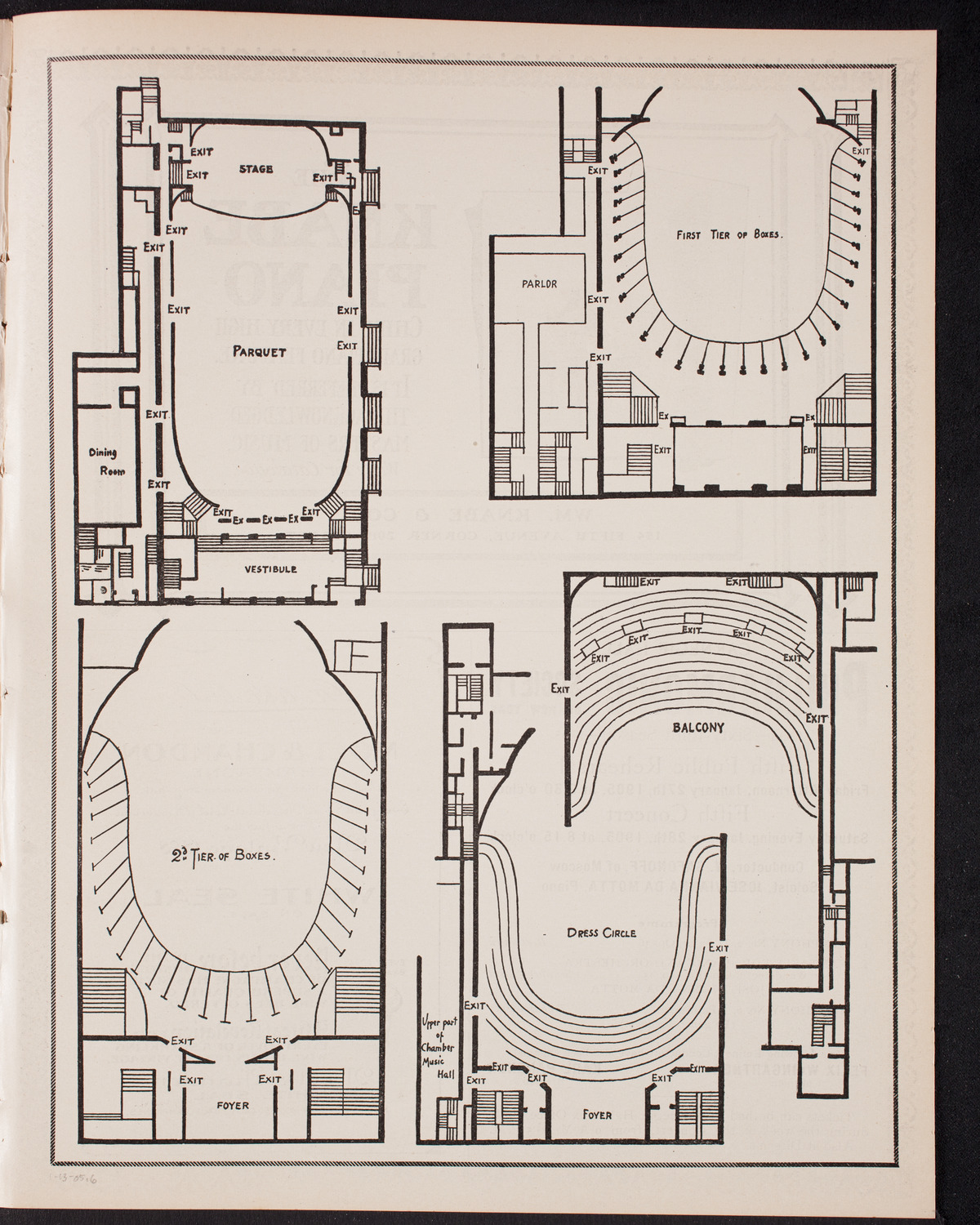 People's Symphony Concert, January 13, 1905, program page 11