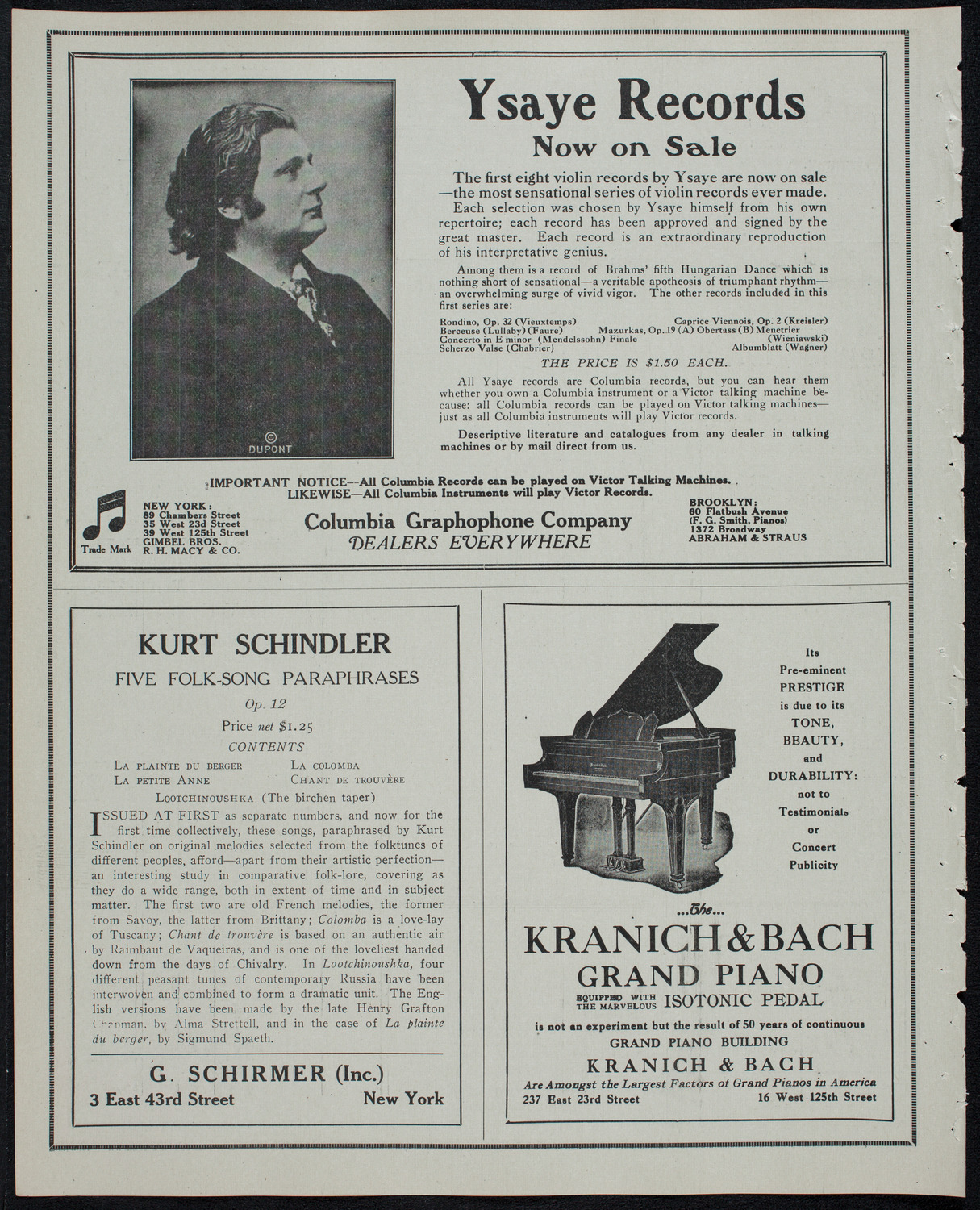 Gaelic Society: Feis Ceoil Agus Seanachas, March 23, 1913, program page 6